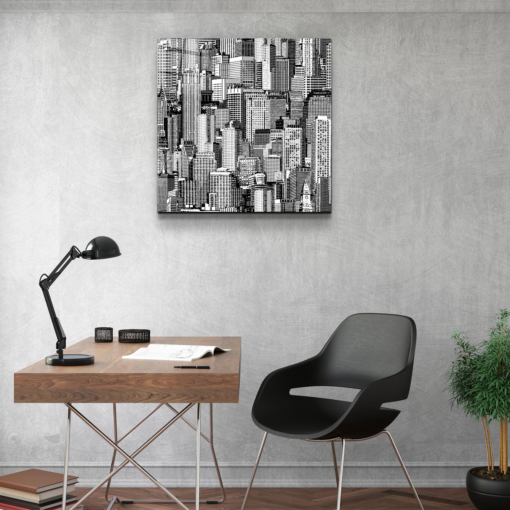 ・"Apartments"・Glass Wall Art