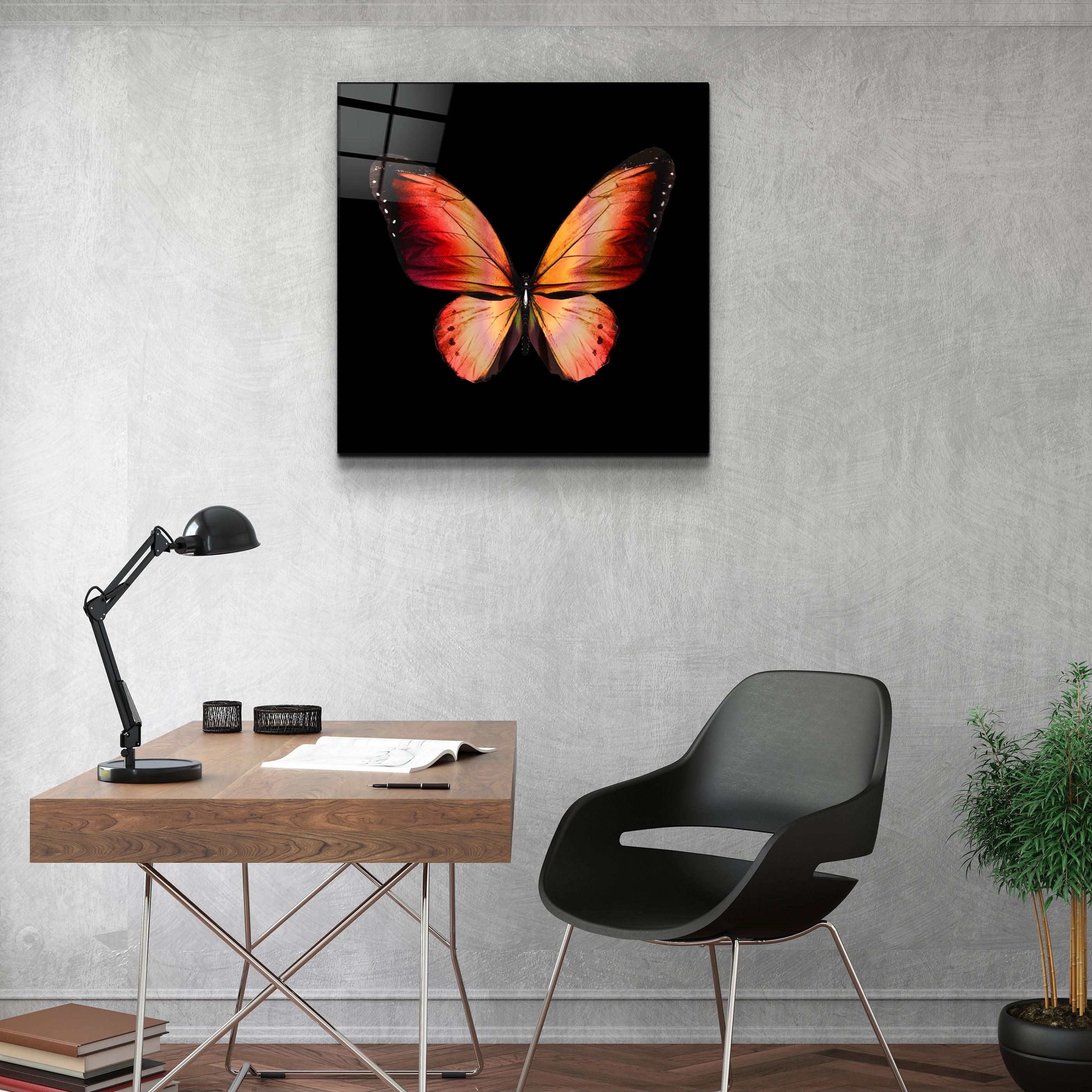 ・"Butterfly"・Glass Wall Art