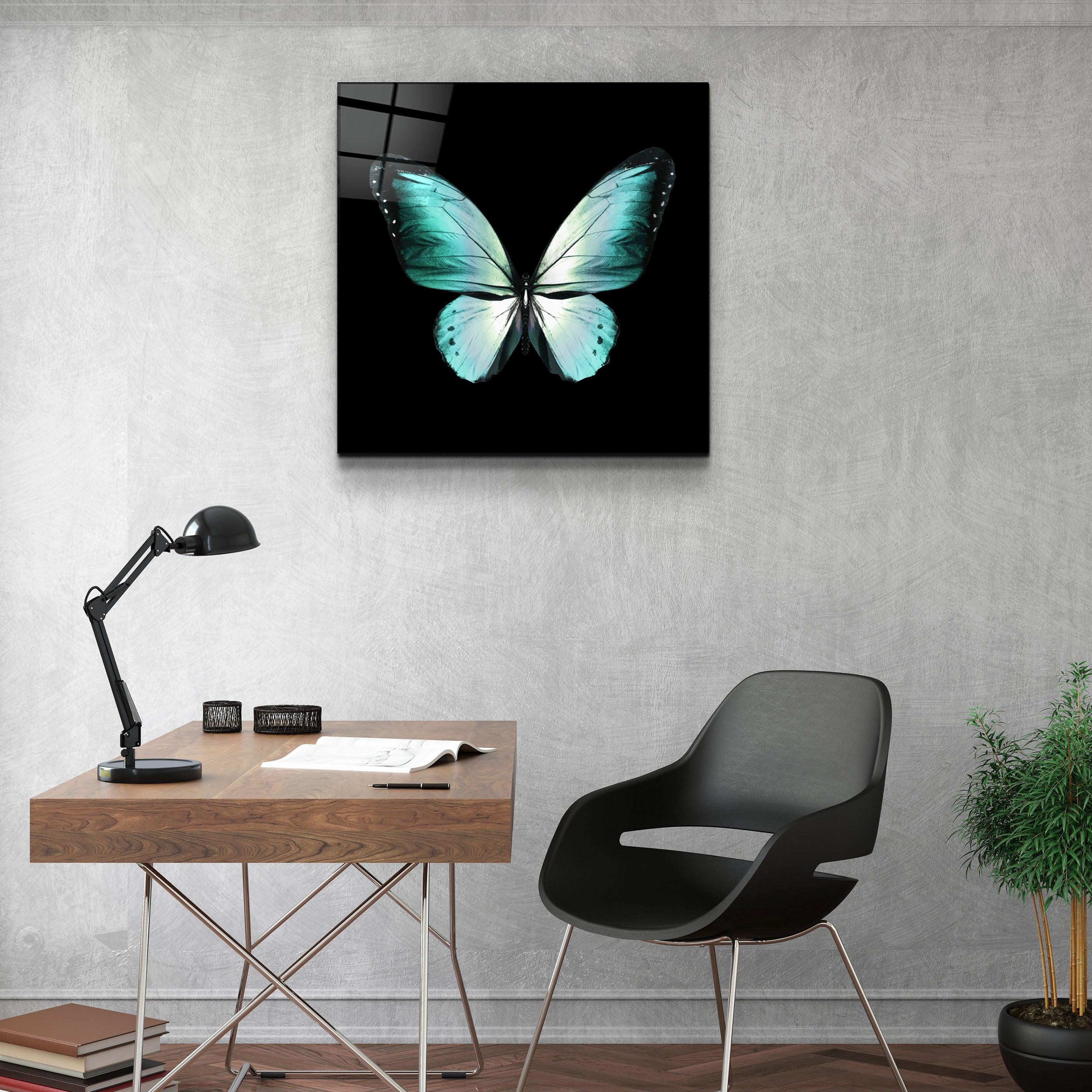・"Butterfly"・Glass Wall Art