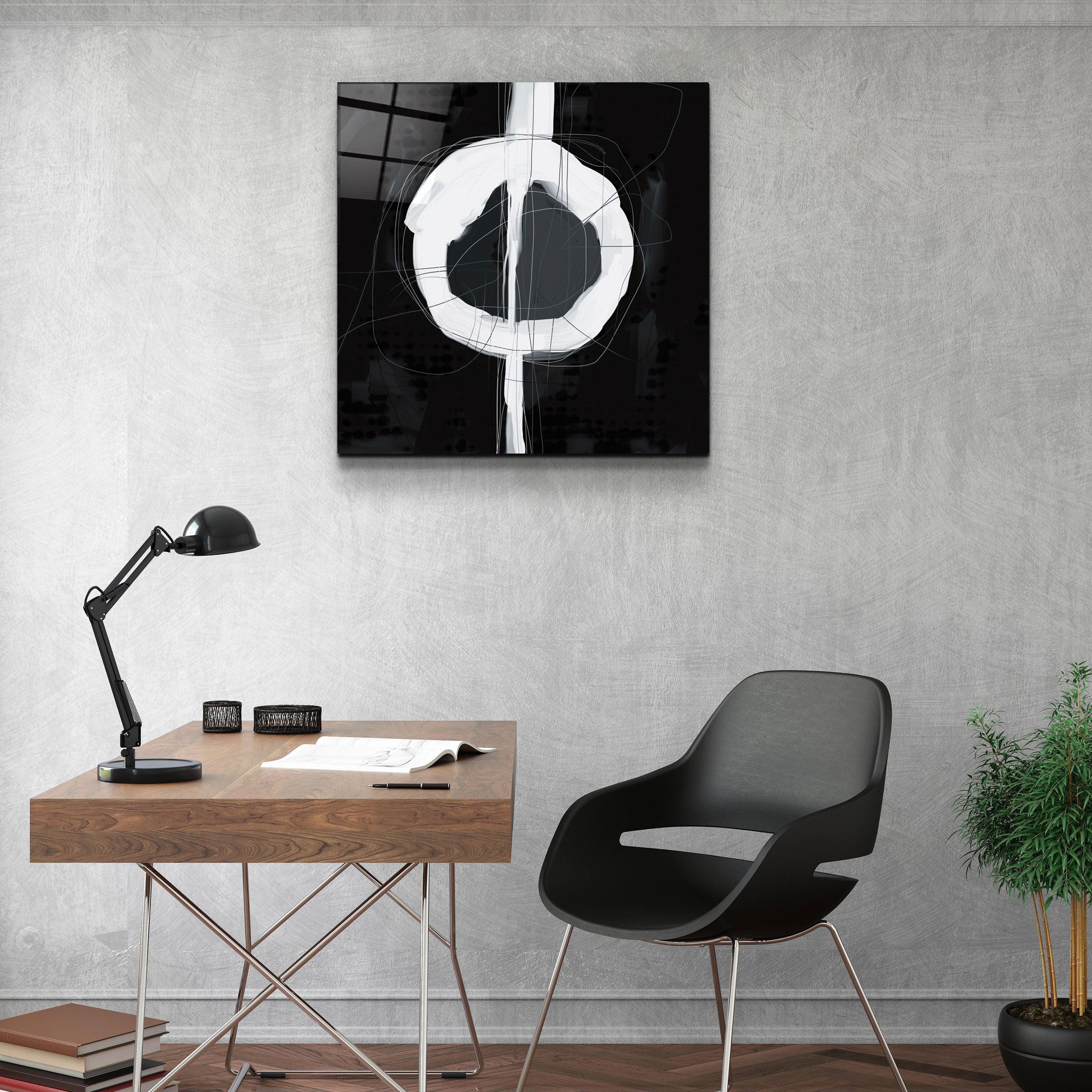 ・"Abstract Shape"・Glass Wall Art