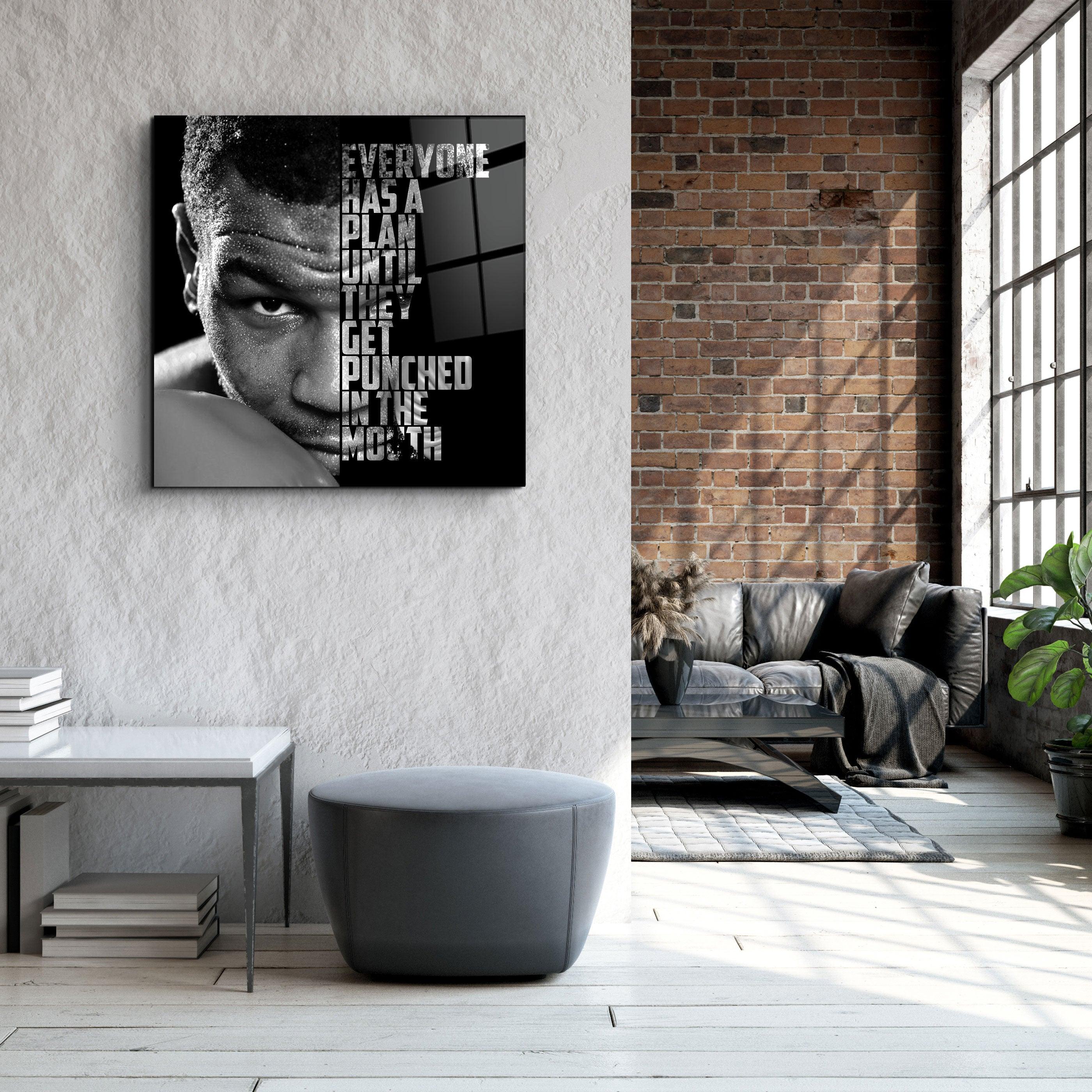 ・"Mike Tyson"・Designers Collection Glass Wall Art