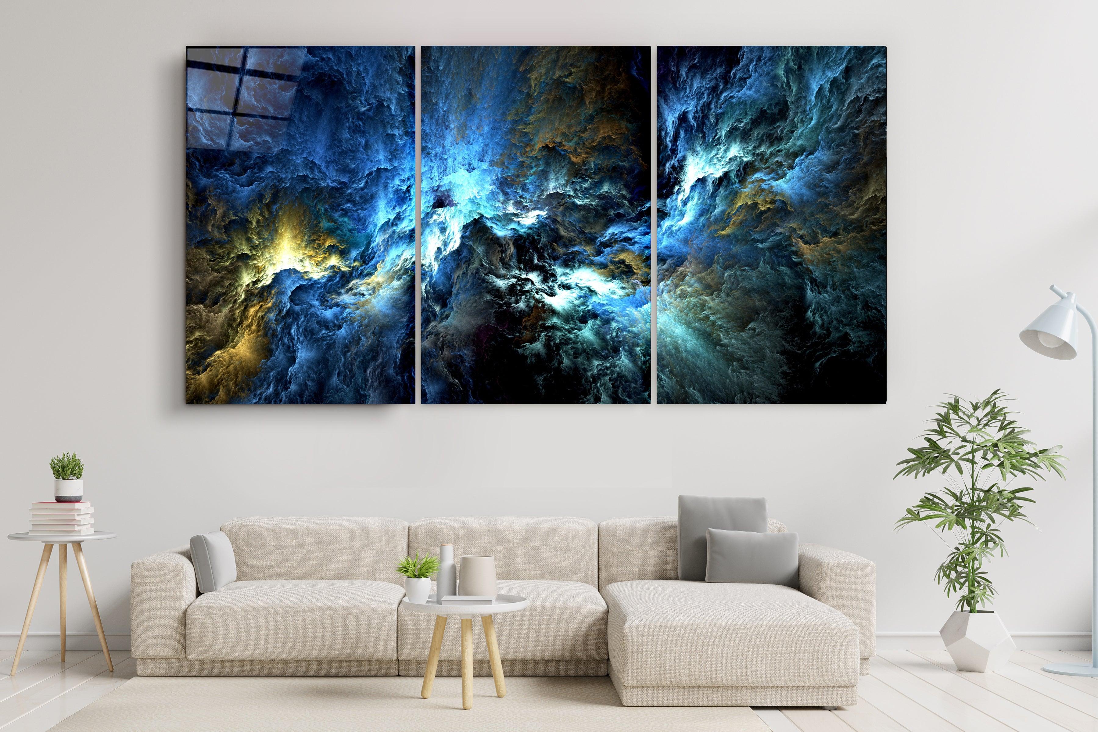 ・"Myth of the Sky - Trio"・Glass Wall Art