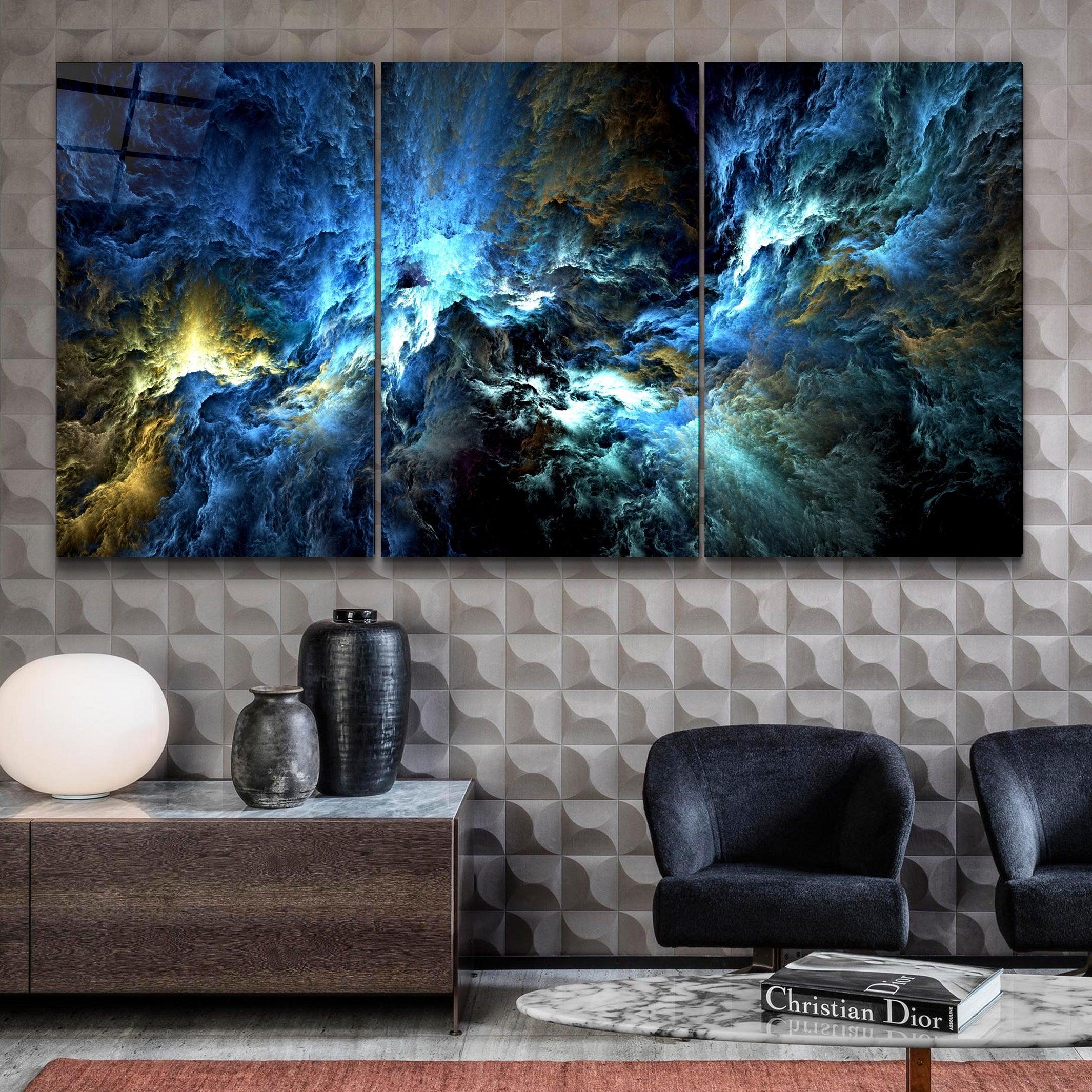 ・"Myth of the Sky - Trio"・Glass Wall Art