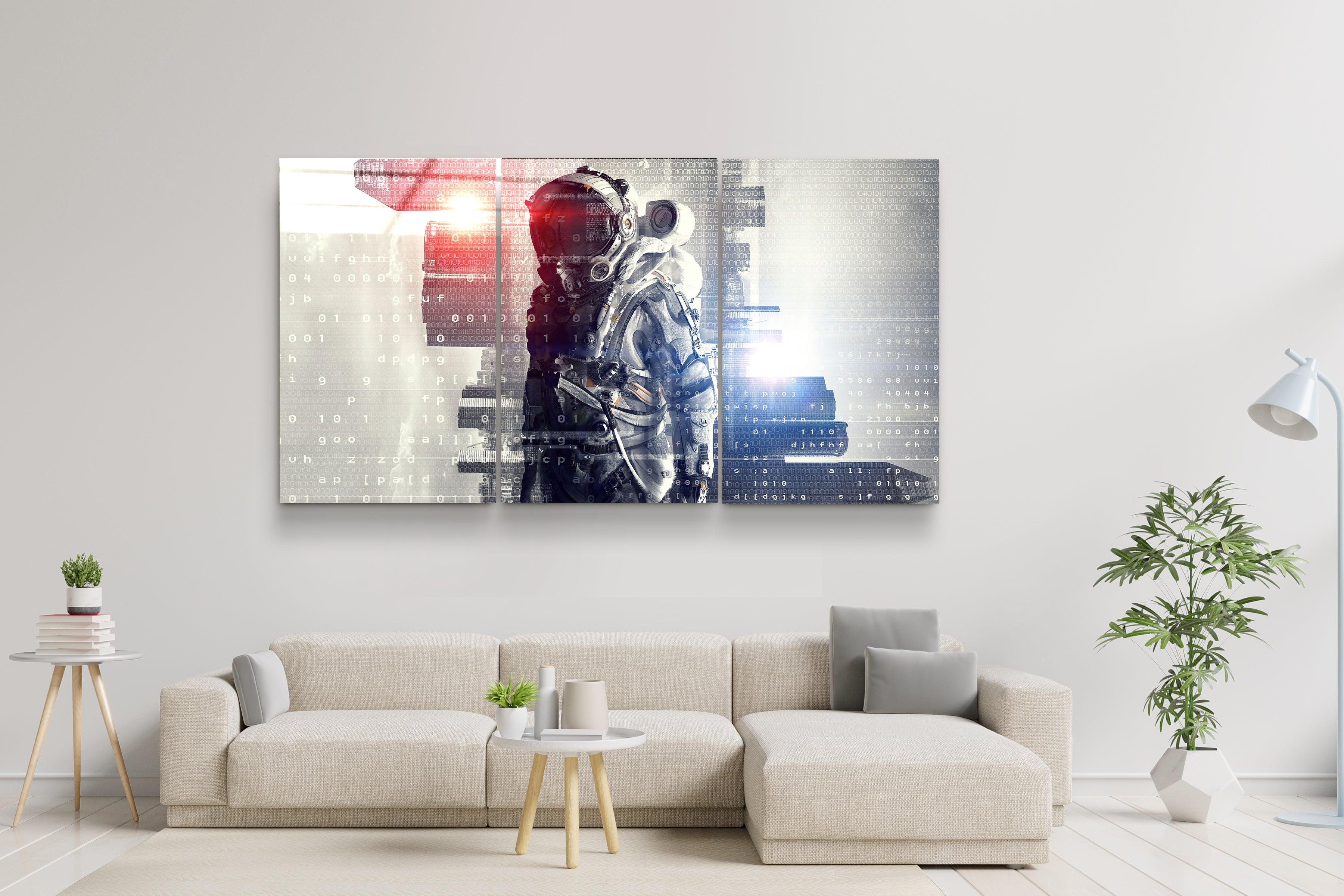 ・"The Future is Now - Trio"・Glass Wall Art