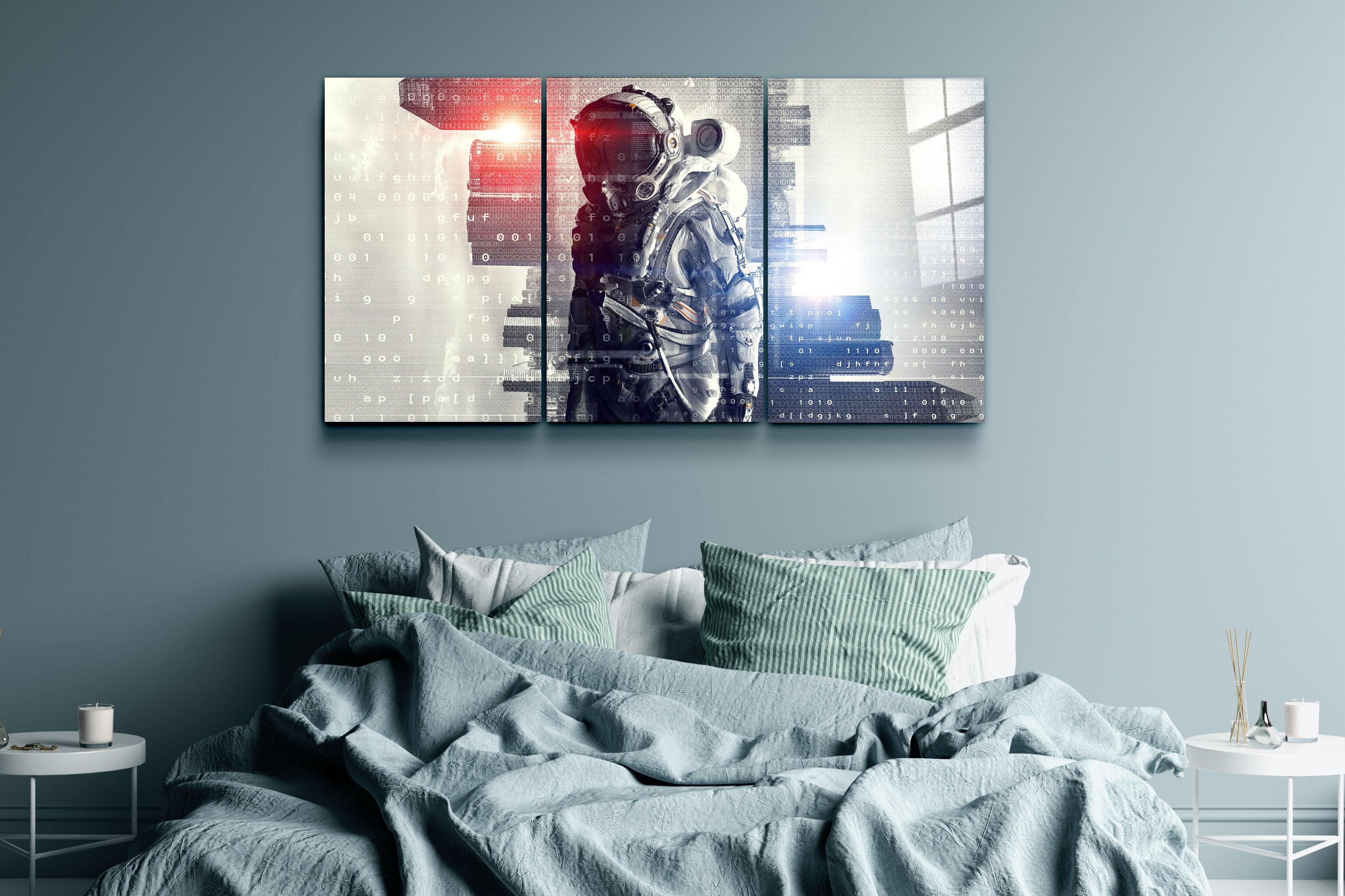 ・"The Future is Now - Trio"・Glass Wall Art