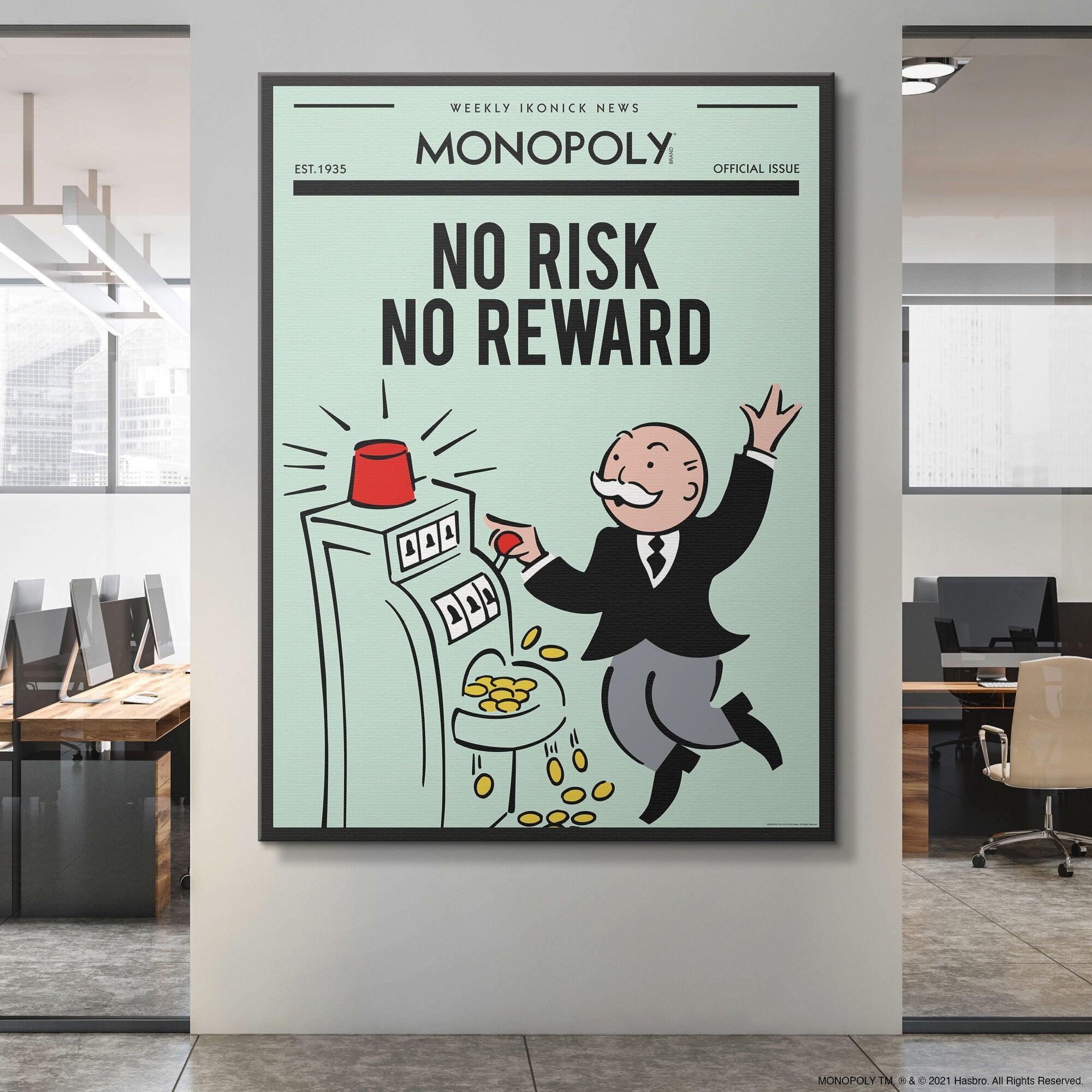 Monopoly - No Risk No Reward (Front Page)