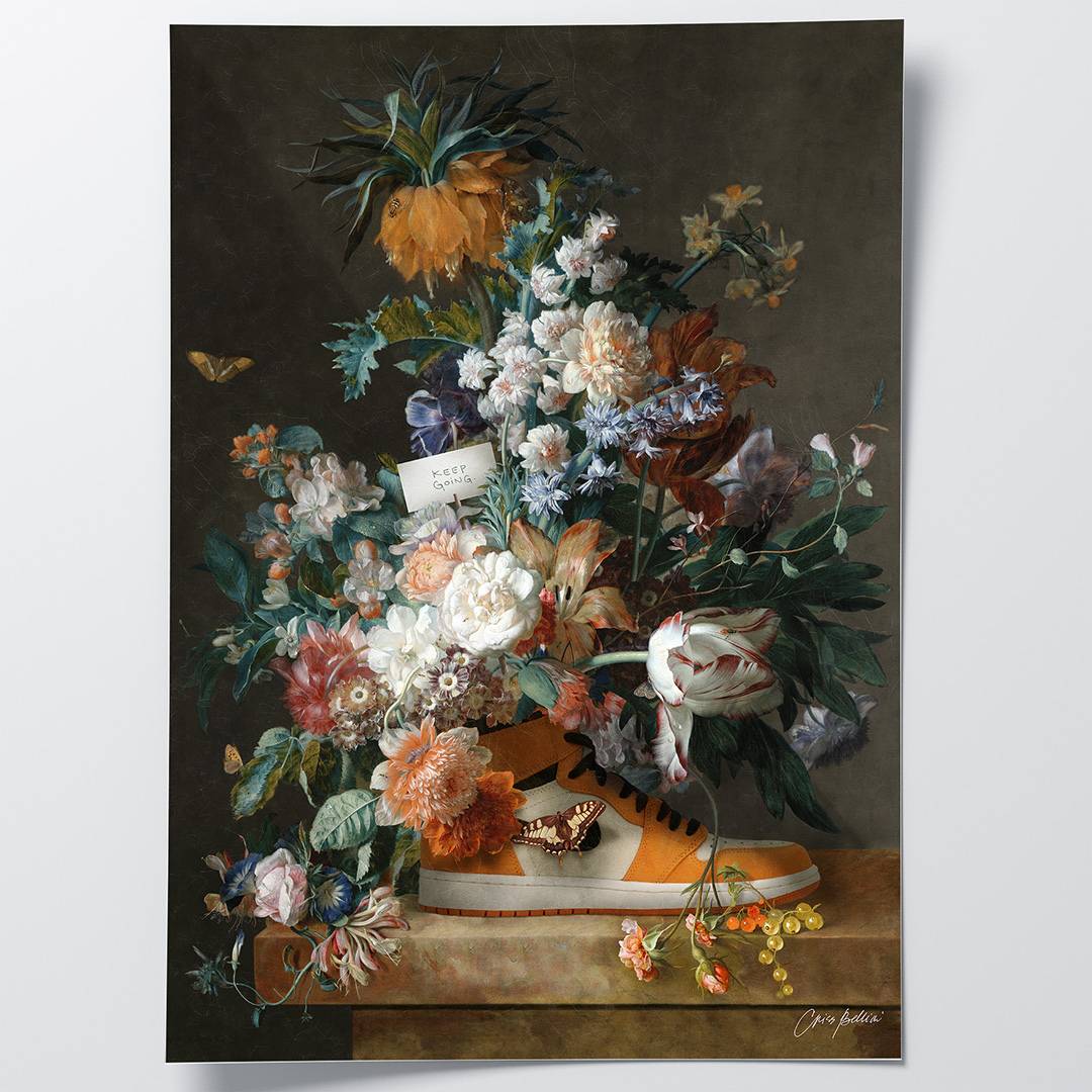 Flora Sneaker Orange
