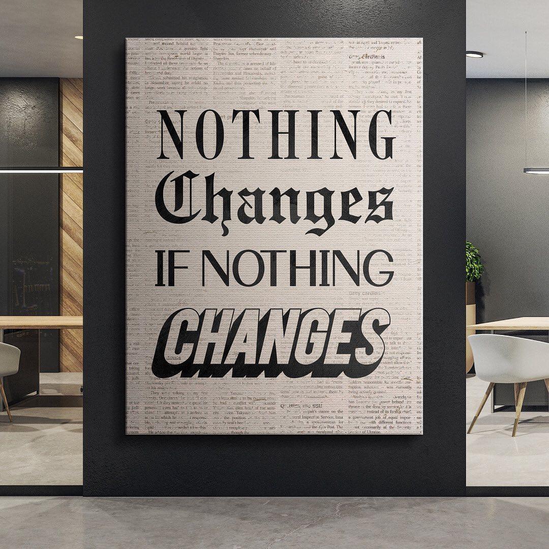 Nothing Changes Newspaper