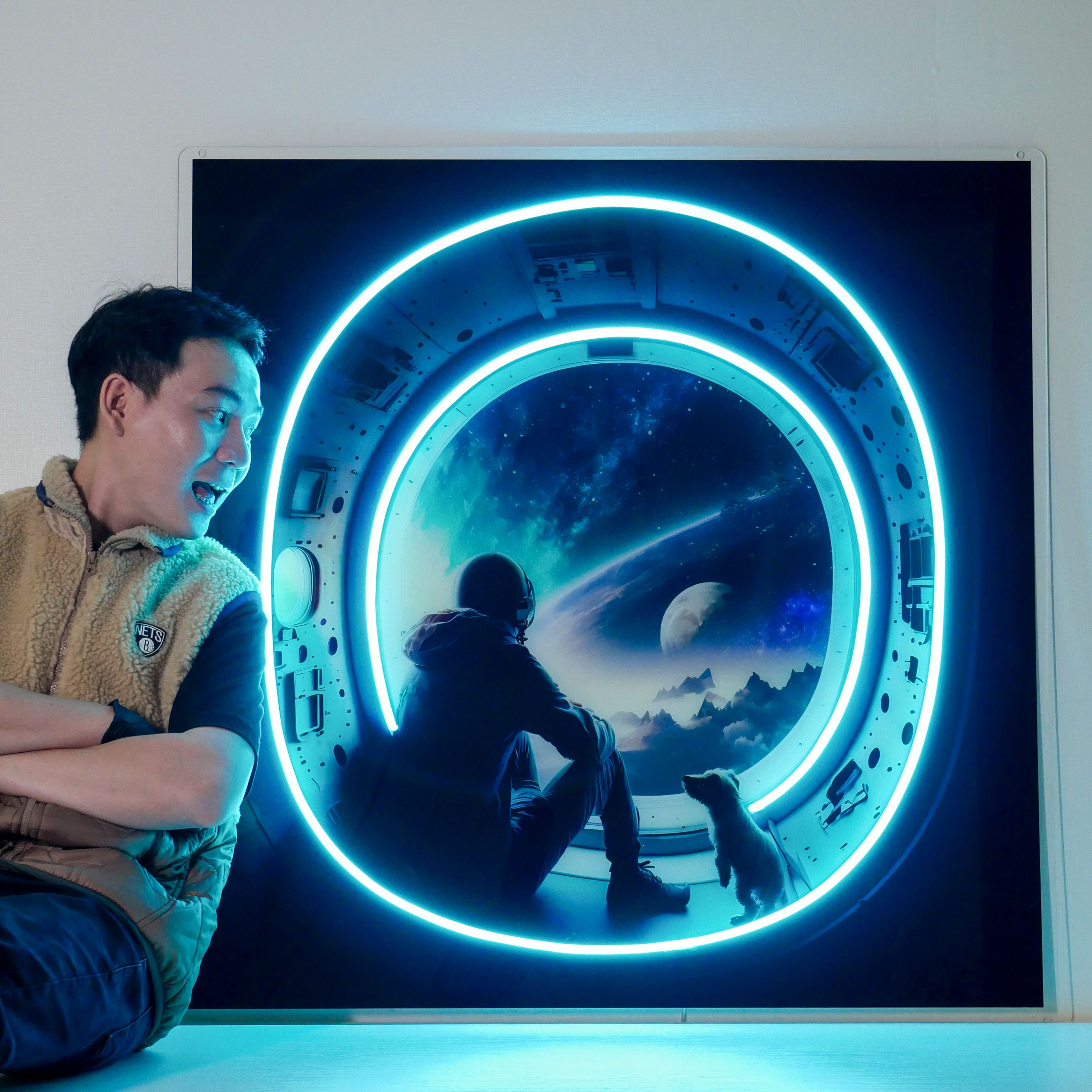 Astronaut In The Spacecraft LED Neon Sign Light Pop Art