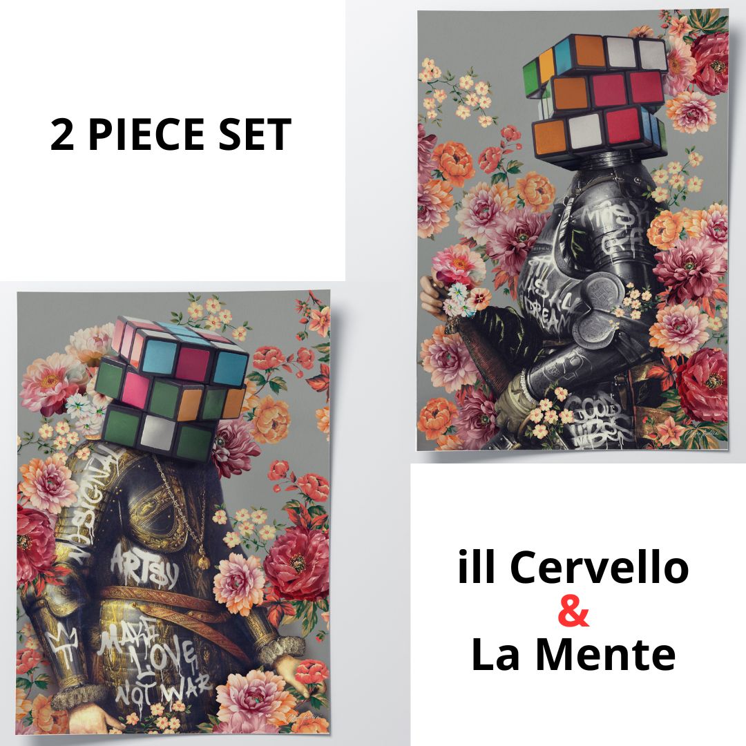 2 PIECE SET - ill Cervello x La Mente