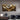・"Golden Roots in the Marble - Duo"・Glass Wall Art