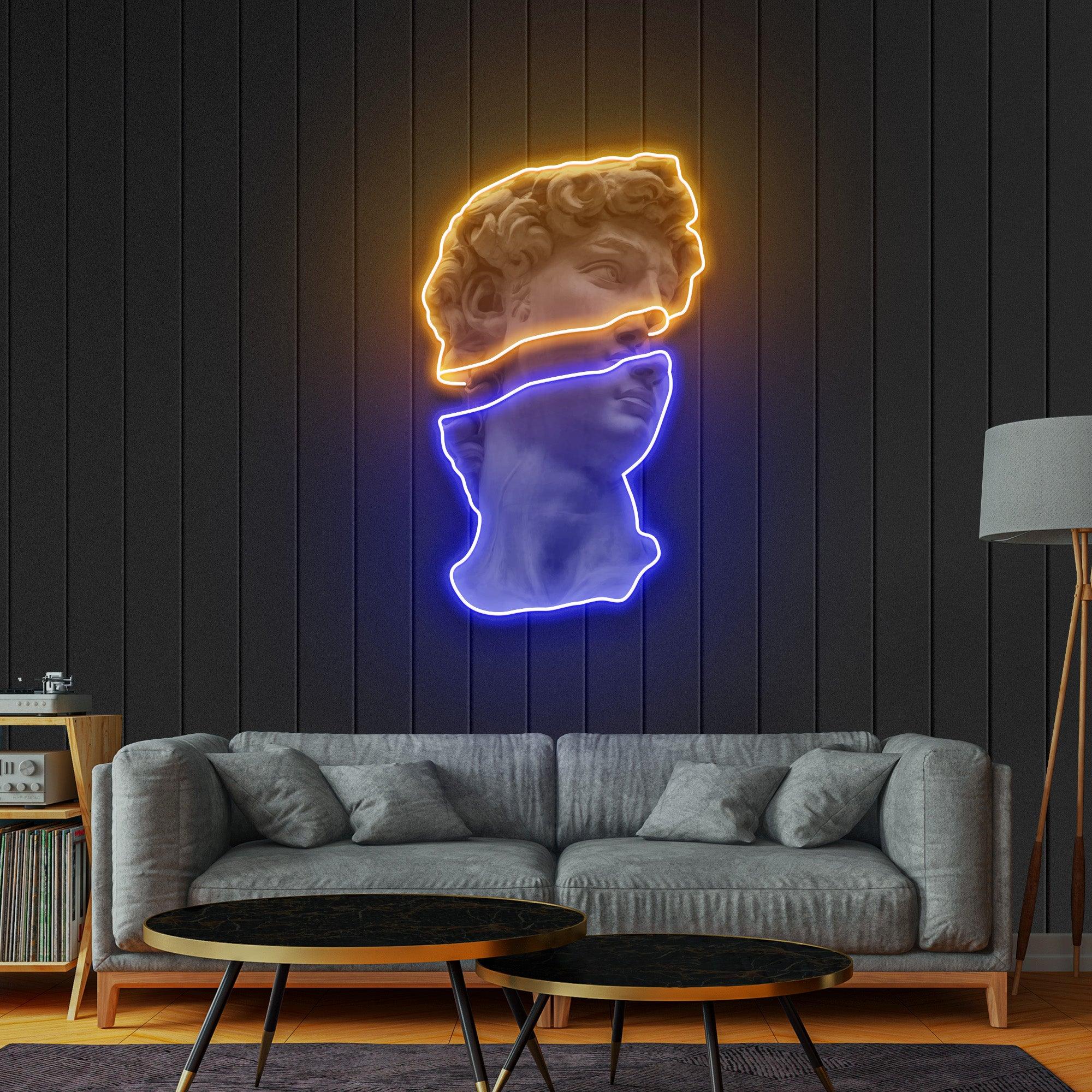 Statue of David Led Neon Acrylic Artwork