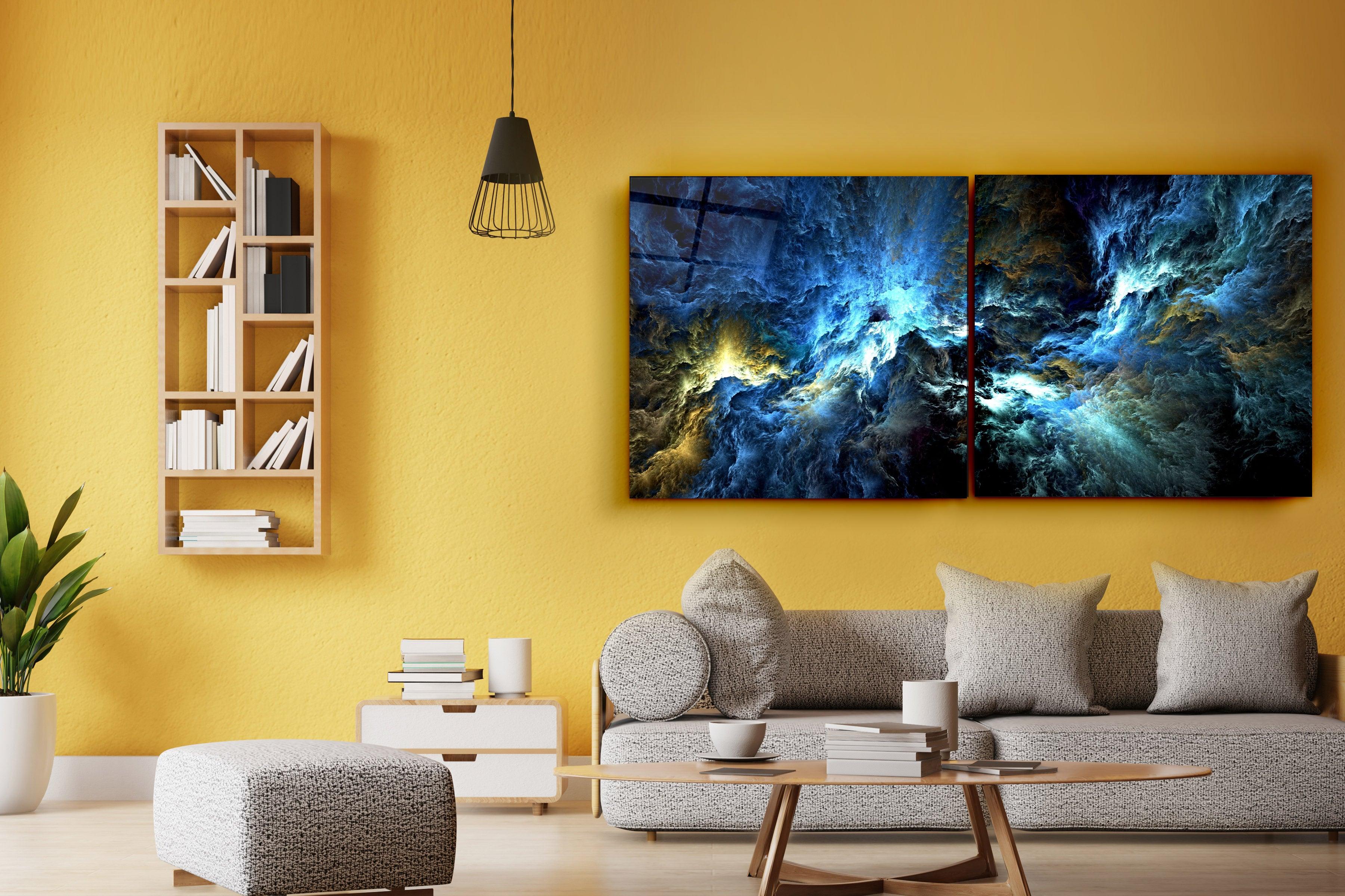 ・"Myth of The Sky - Duo"・Glass Wall Art