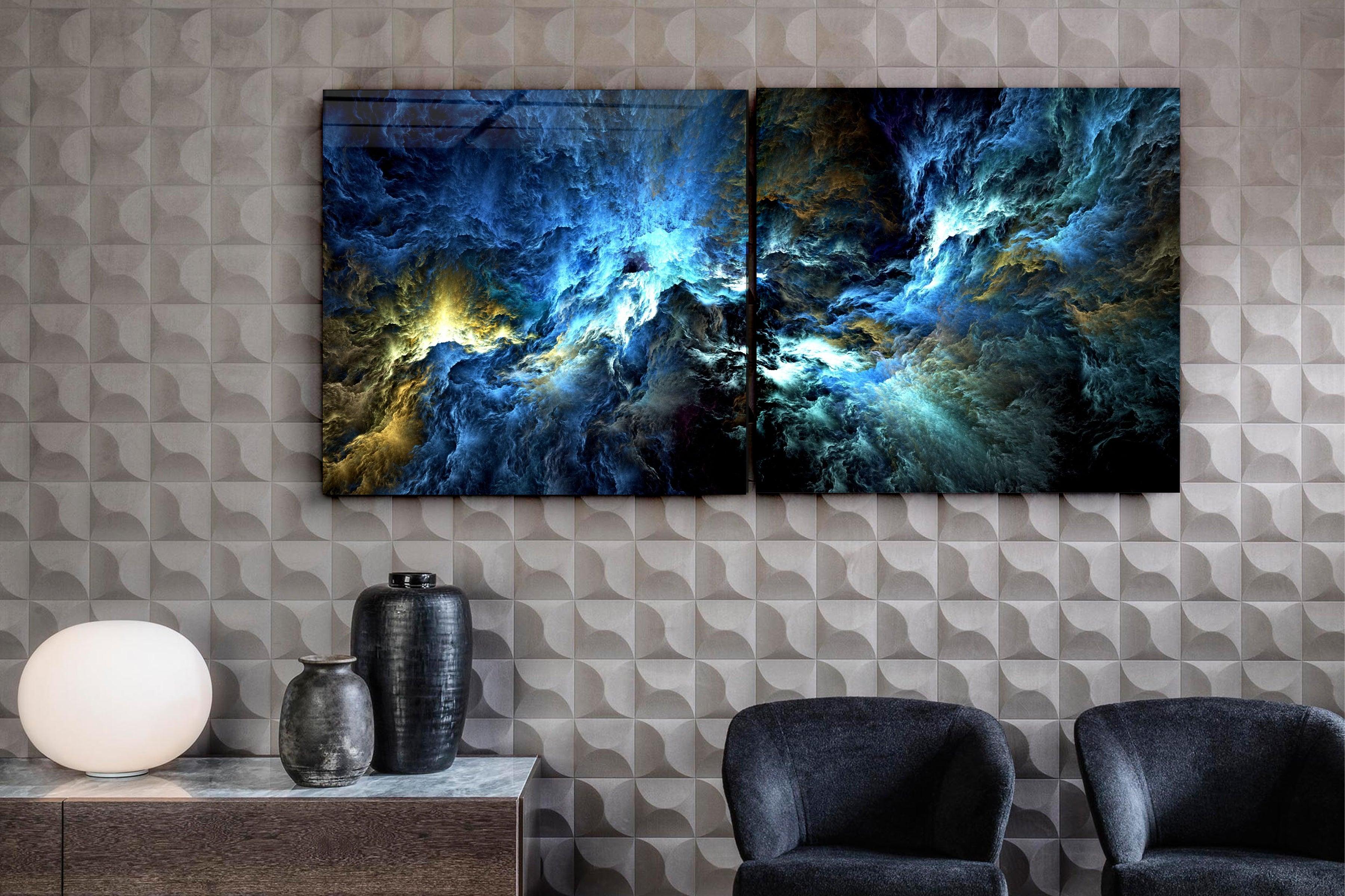 ・"Myth of The Sky - Duo"・Glass Wall Art