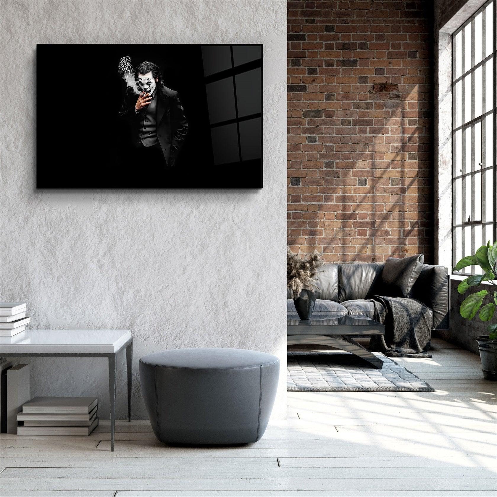 ・"Joker - Haha"・Designer's Collection Glass Wall Art