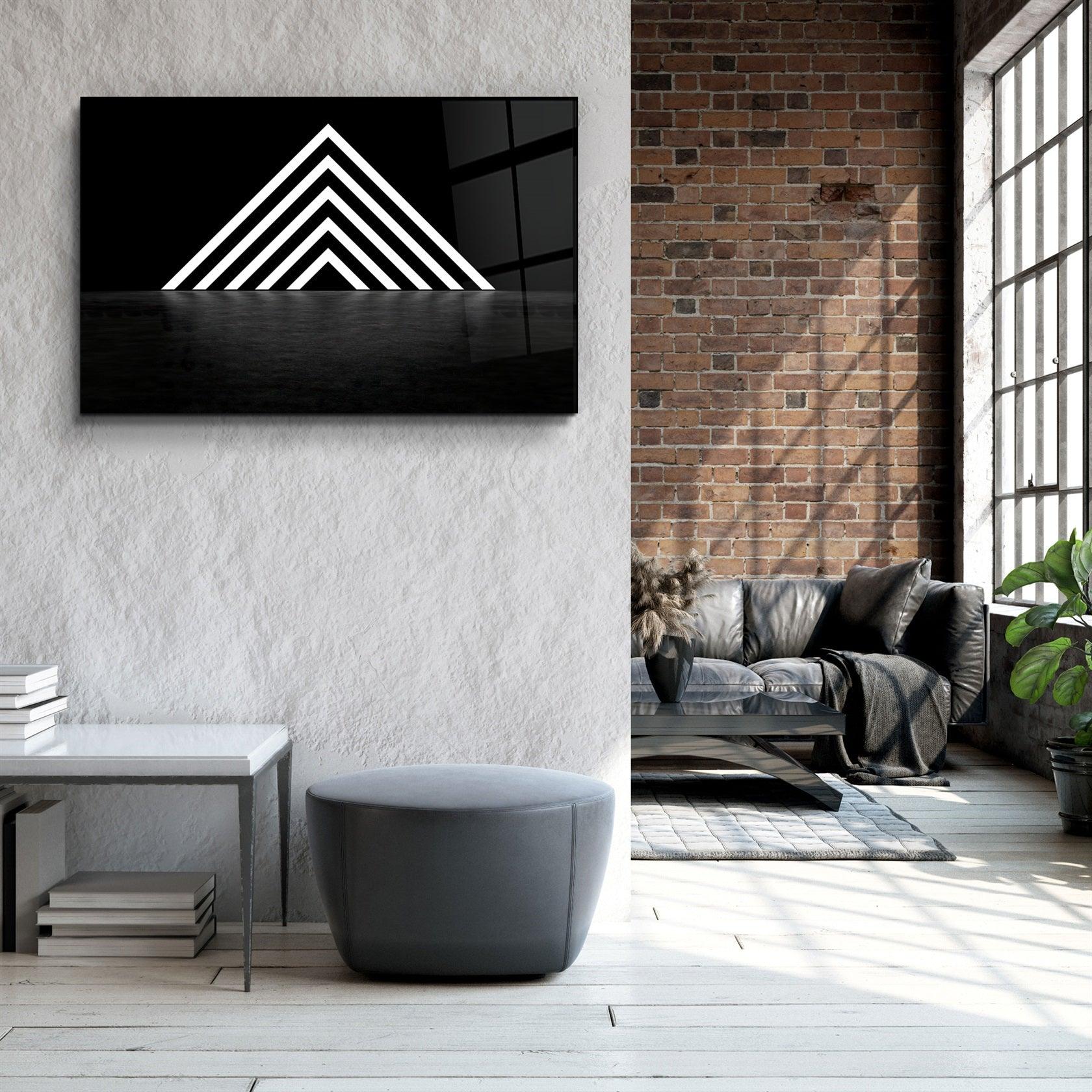 ・"Mystic Triangle Gate"・Glass Wall Art