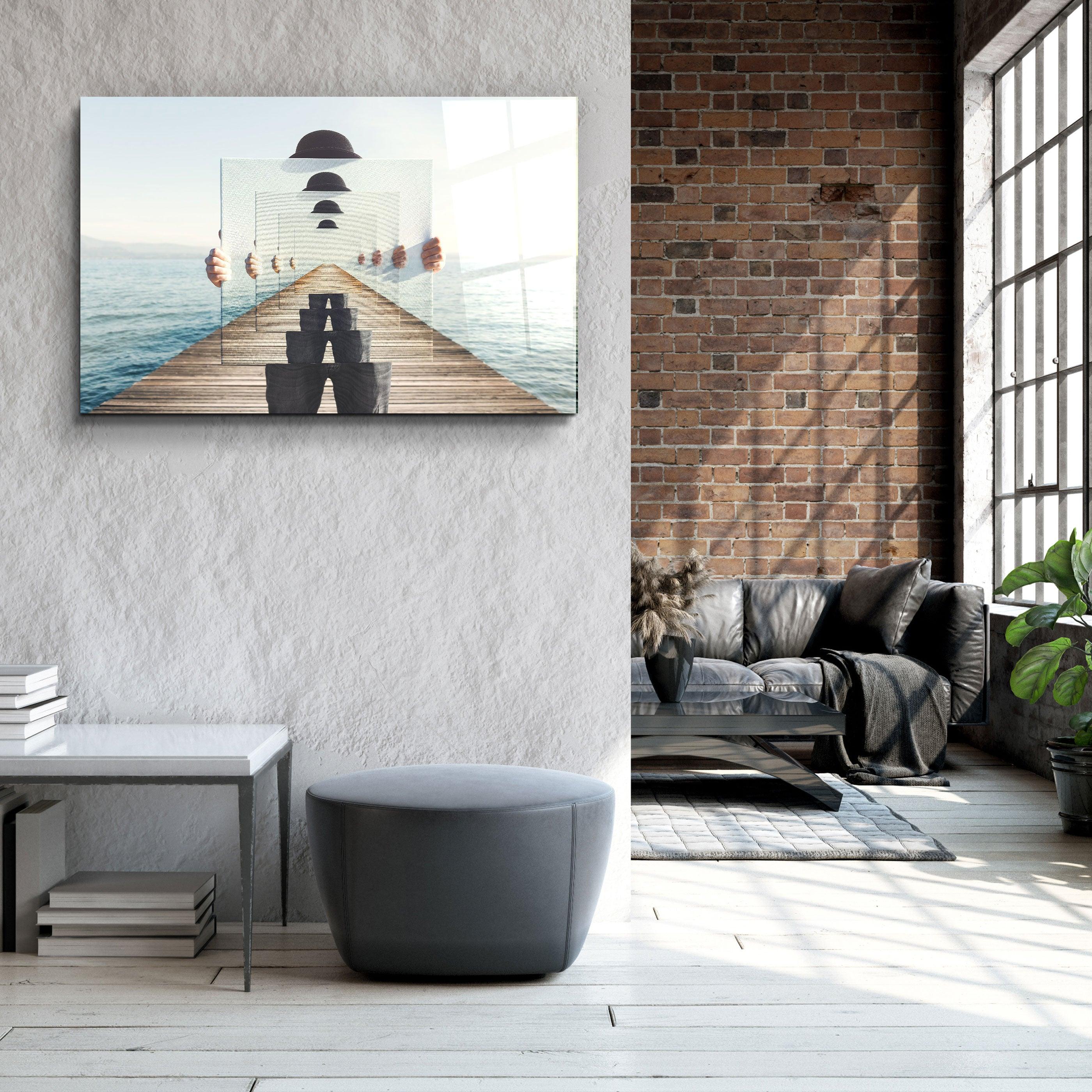 ・"Loop"・Glass Wall Art