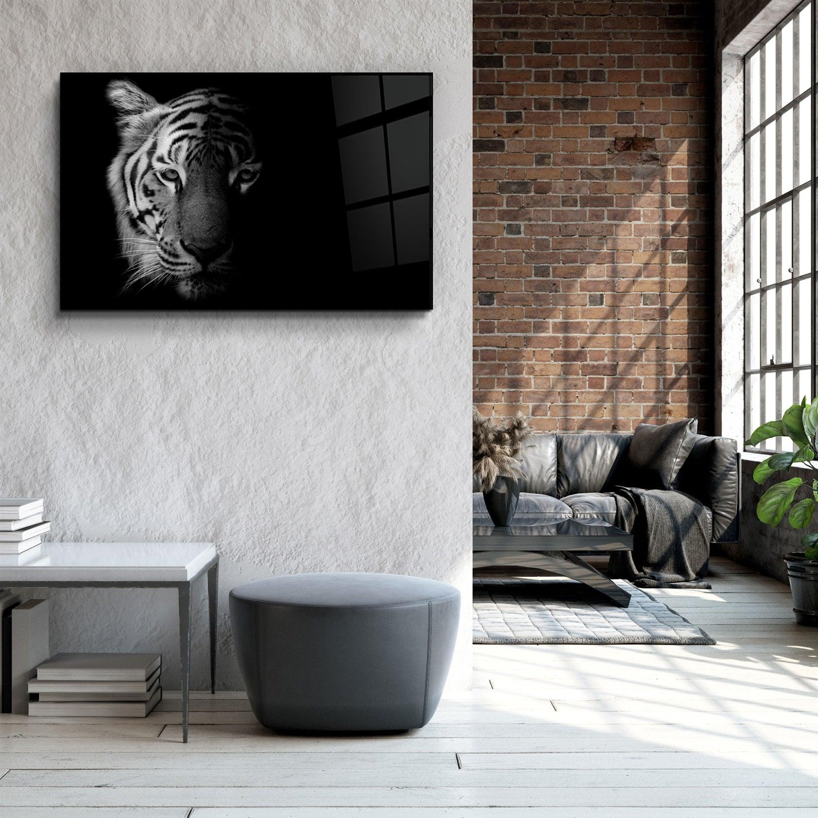 ・"Tiger 1"・Glass Wall Art