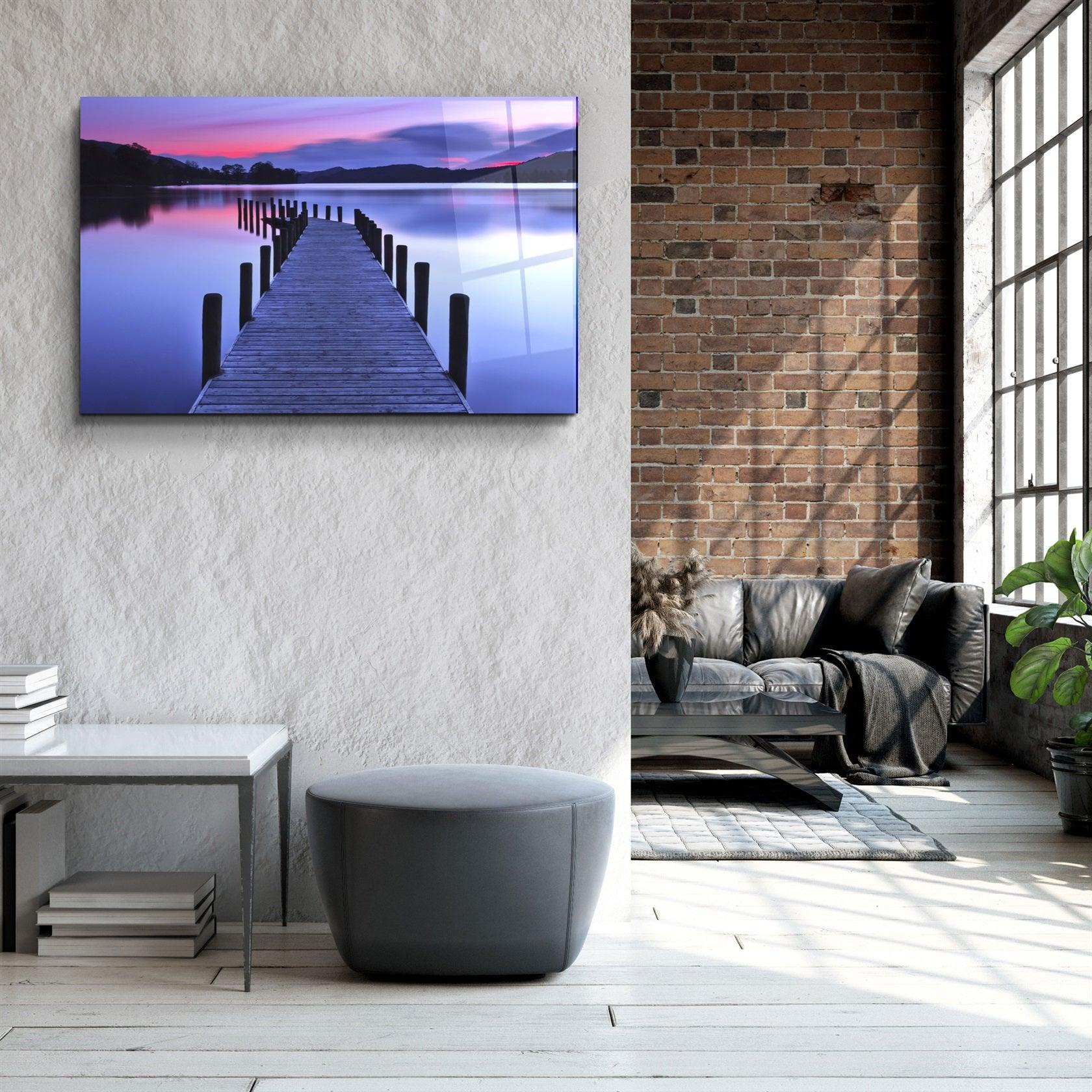 ・"Pier 6"・Glass Wall Art