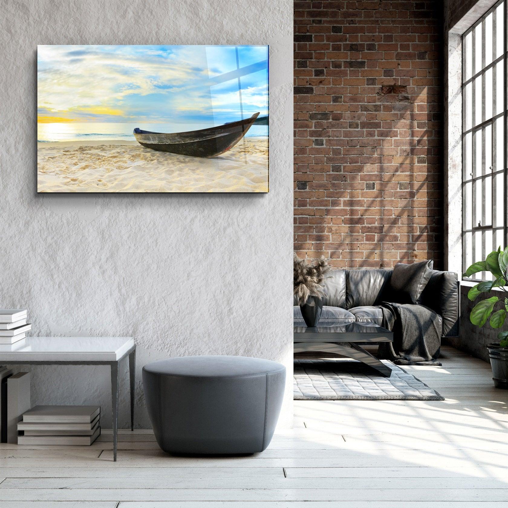 ・"SeaSide"・Glass Wall Art
