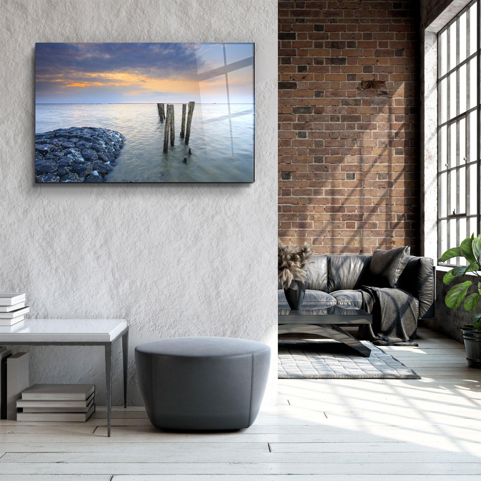 ・"Sunset"・Glass Wall Art