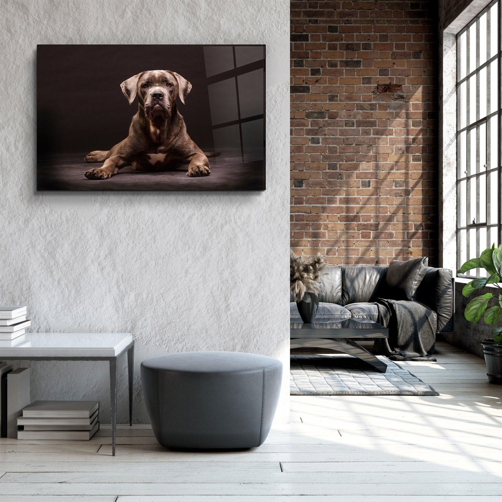 ・"Dog"・Glass Wall Art