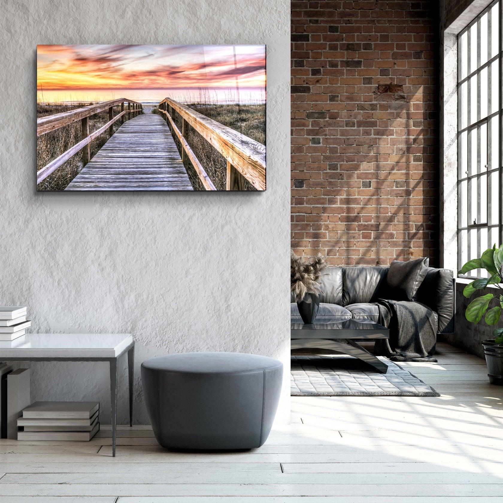 ・"Sunset 3"・Glass Wall Art