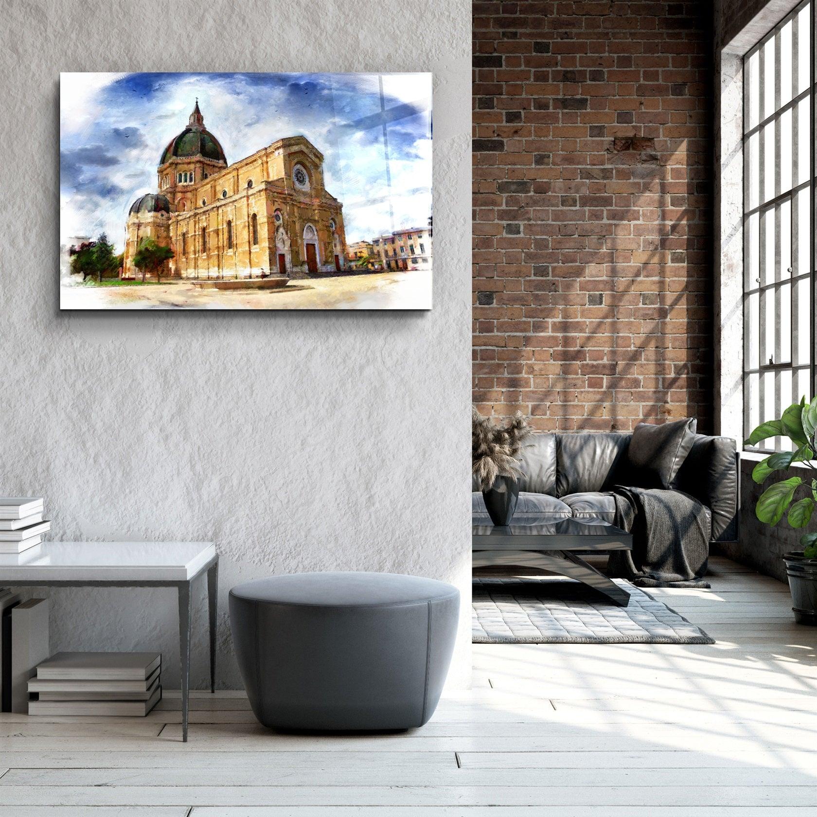・"Historical building"・Glass Wall Art