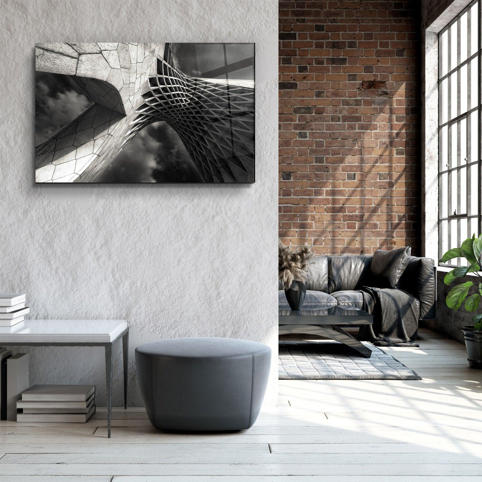 ・"Auger Bridge"・Glass Wall Art