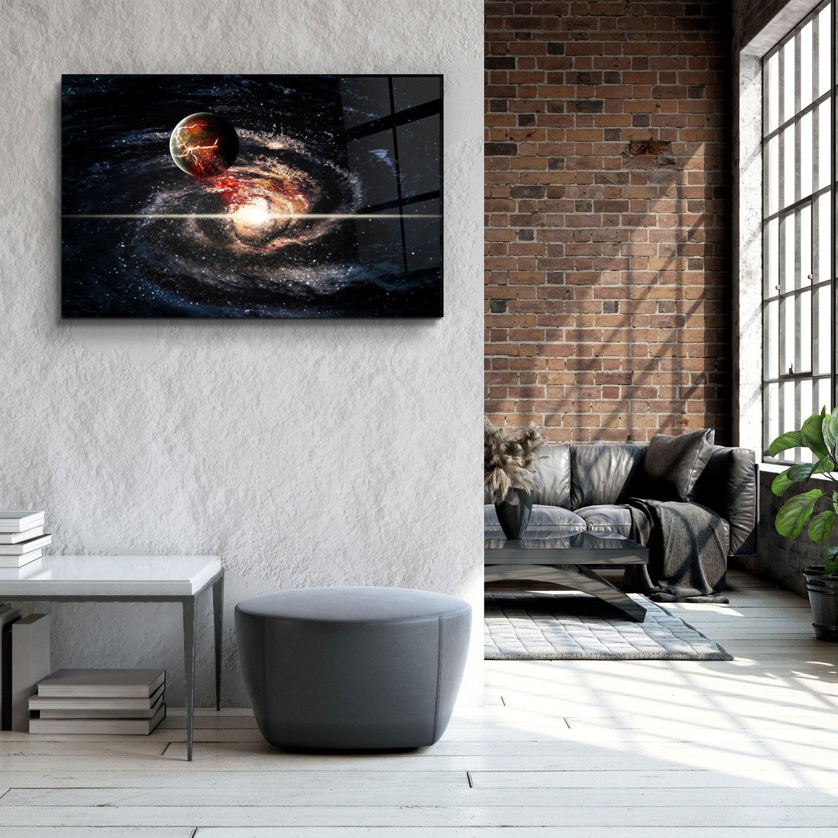 ・"Lost in Space"・Glass Wall Art
