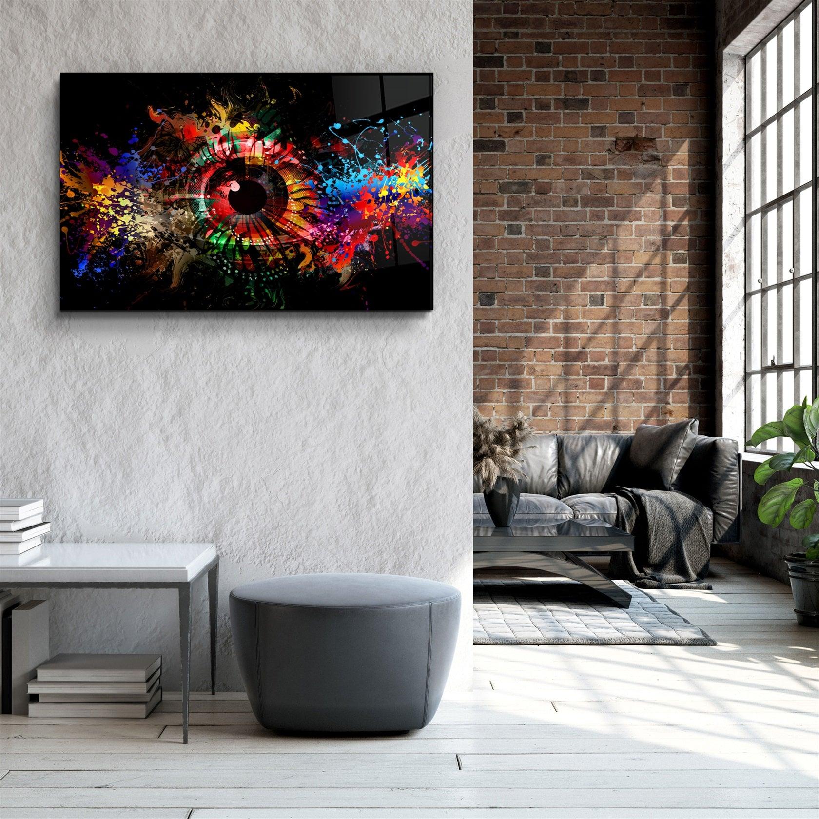 ・"Eye of the Future"・Glass Wall Art