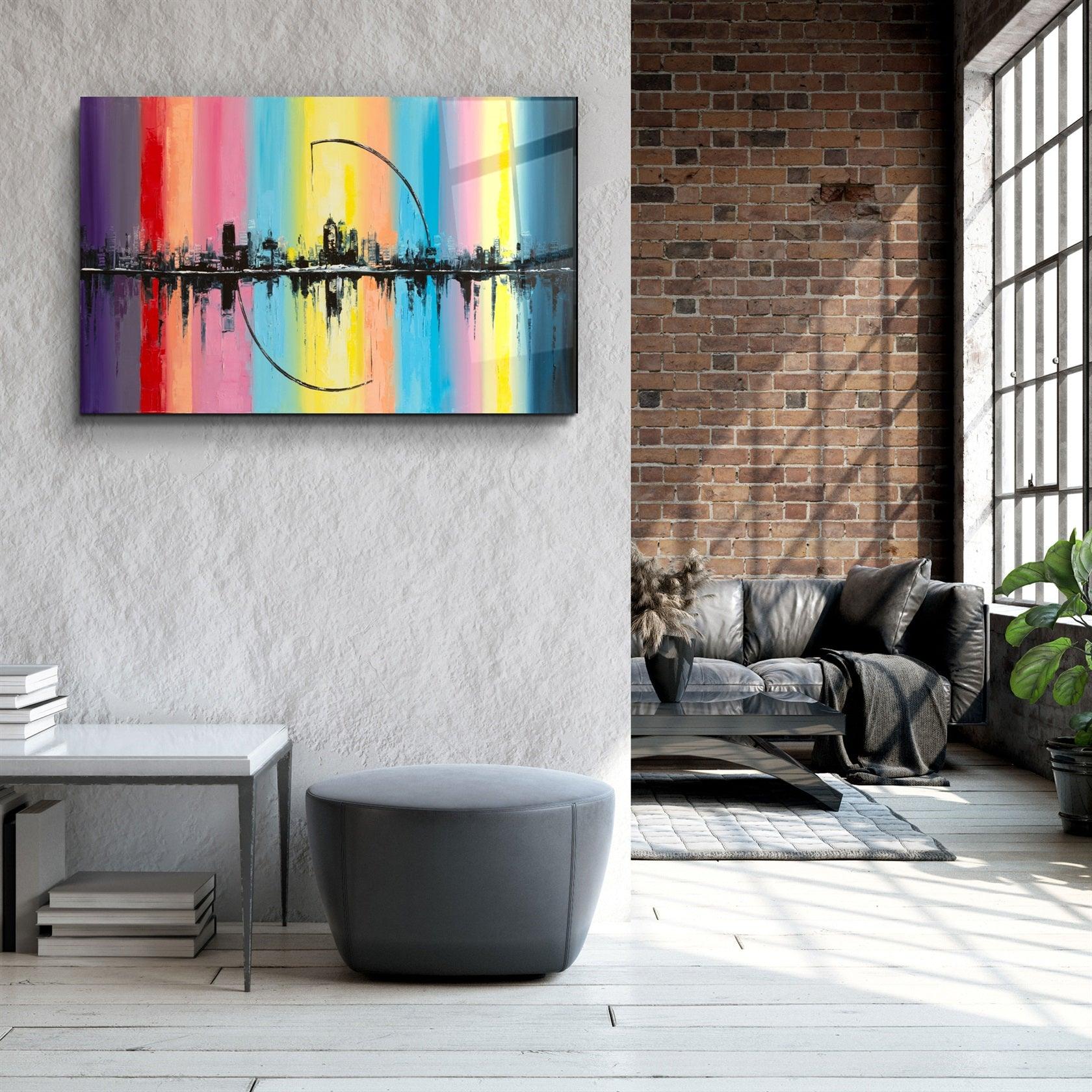 ・"CityLine"・Glass Wall Art