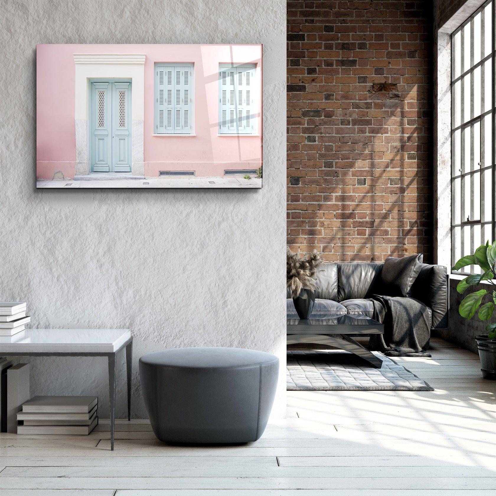 ・"Closed Door and Windows"・Glass Wall Art