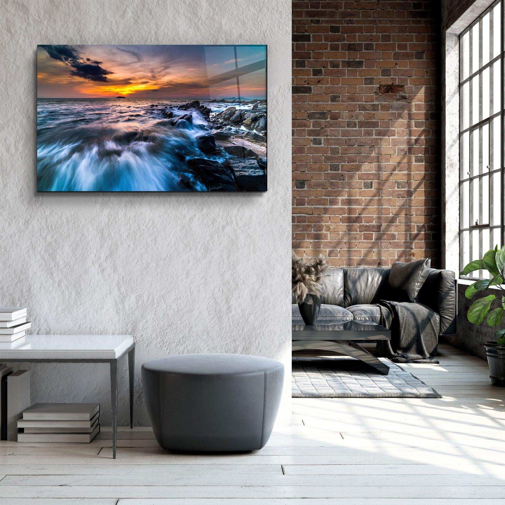 ・"Catch the Sunset"・Glass Wall Art