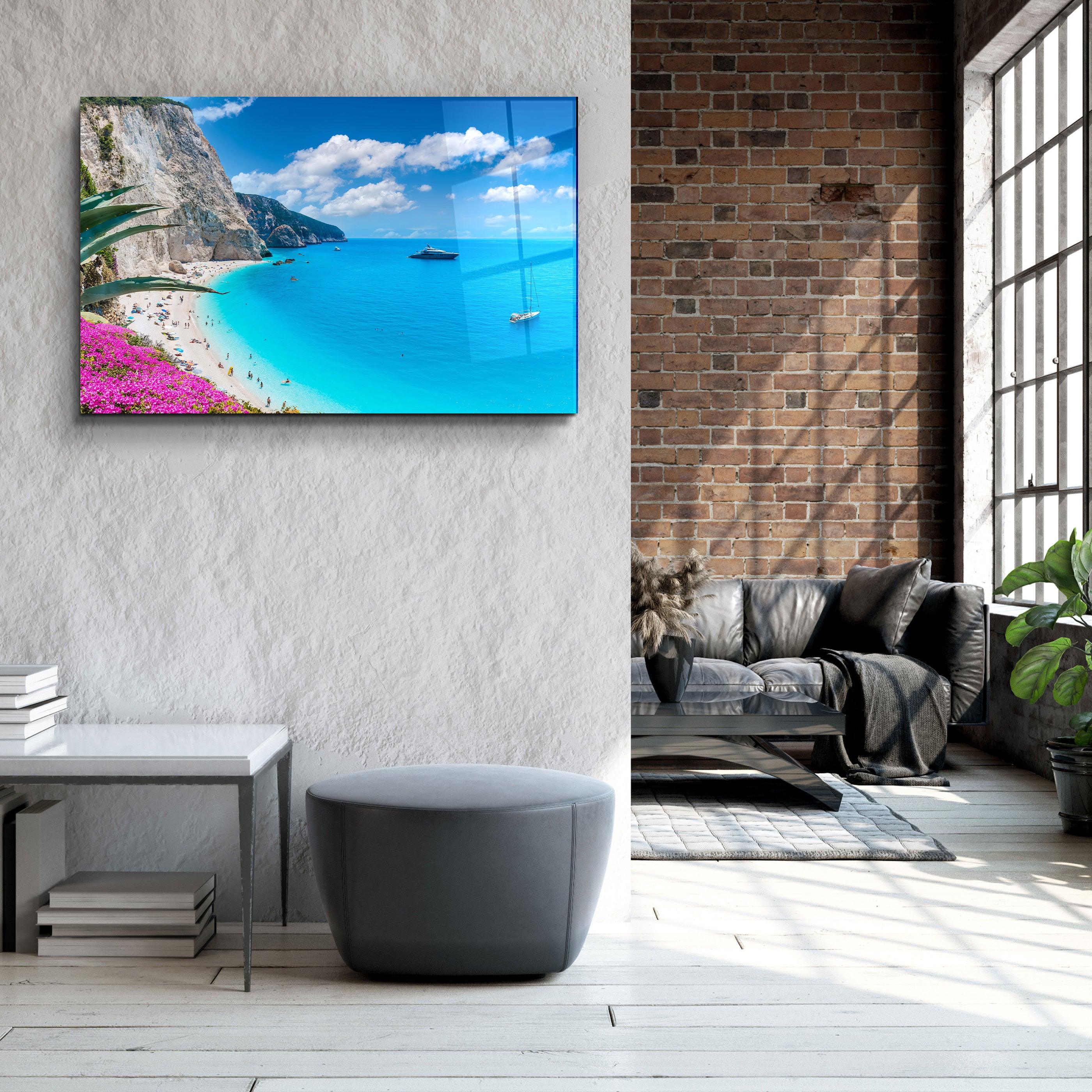 ・"Heaven Beach"・Glass Wall Art