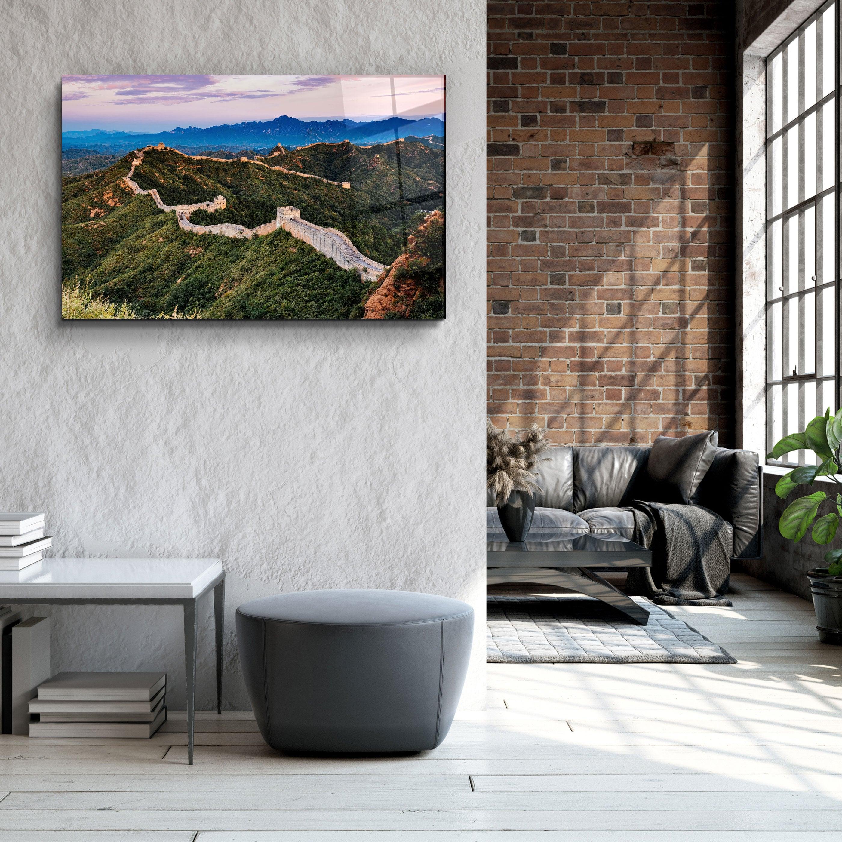 ・"The Great Wall of China"・Glass Wall Art