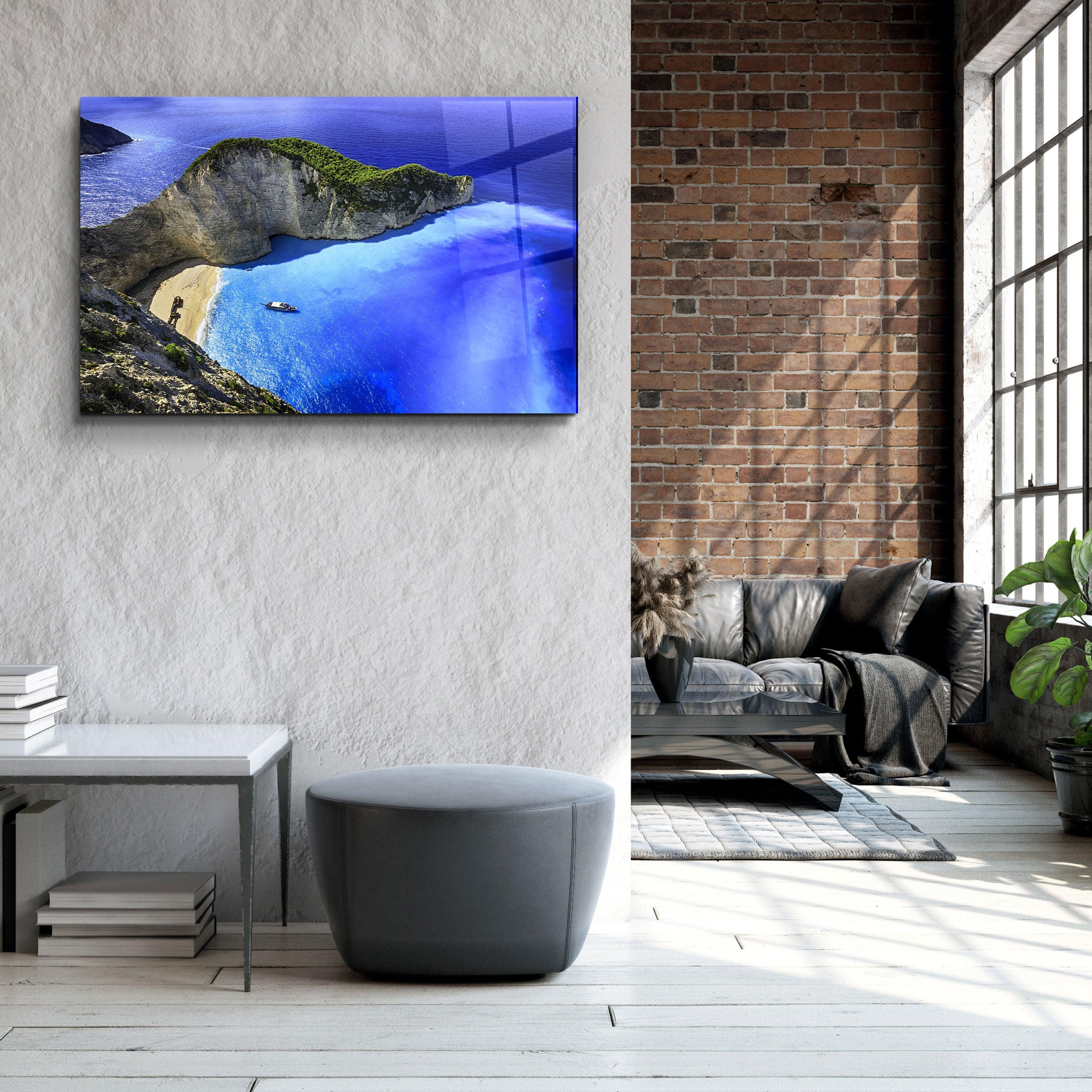 ・"The Dead Sea"・Glass Wall Art