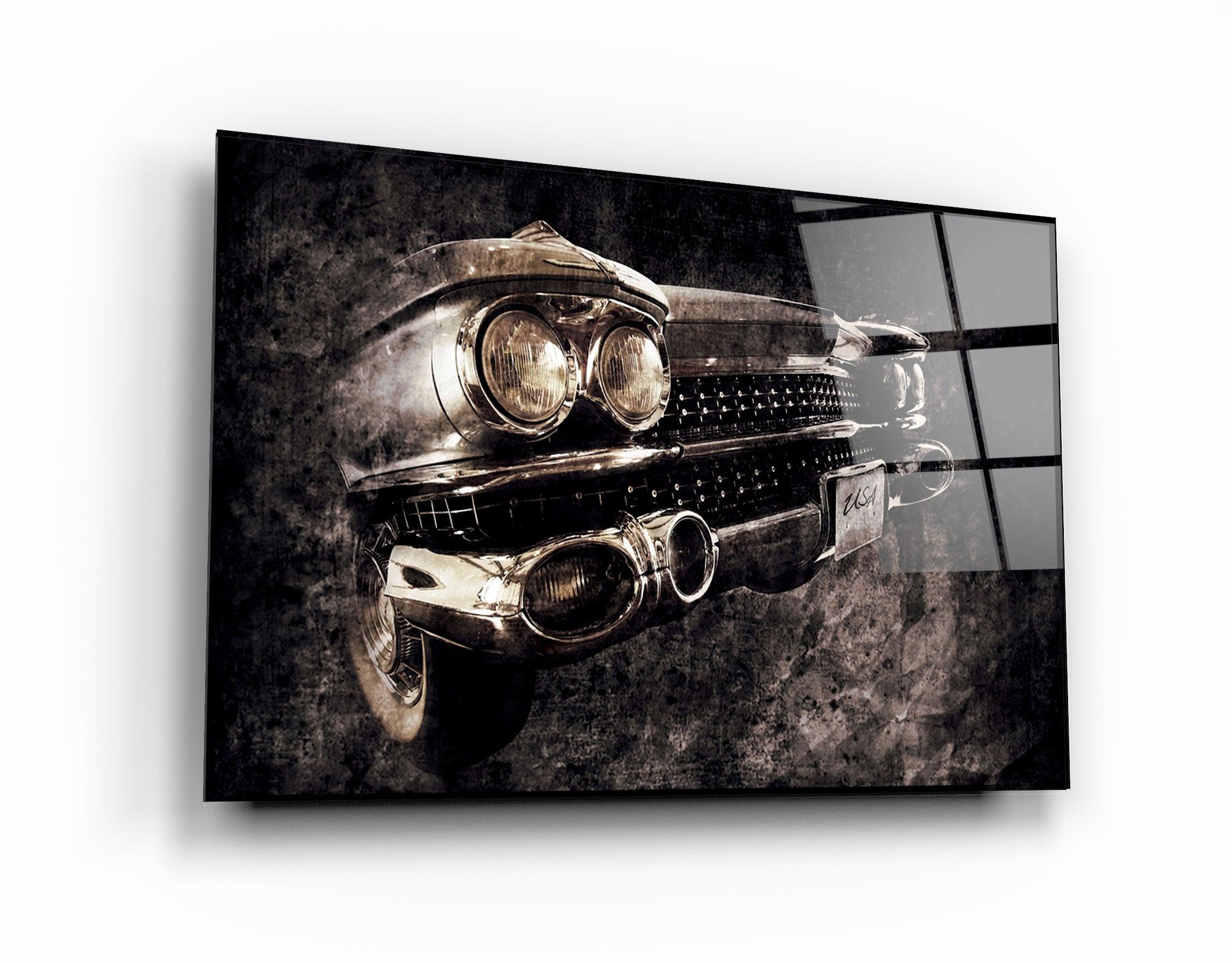 ・"Face Of The Classic"・Glass Wall Art - ArtDesigna Glass Printing Wall Art