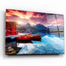 ・"Calm Lake"・Glass Wall Art - ArtDesigna Glass Printing Wall Art