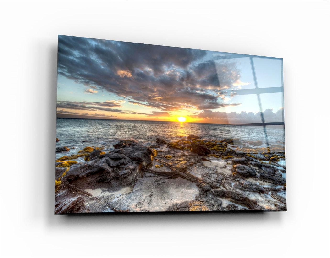 ・"Sea View"・Glass Wall Art