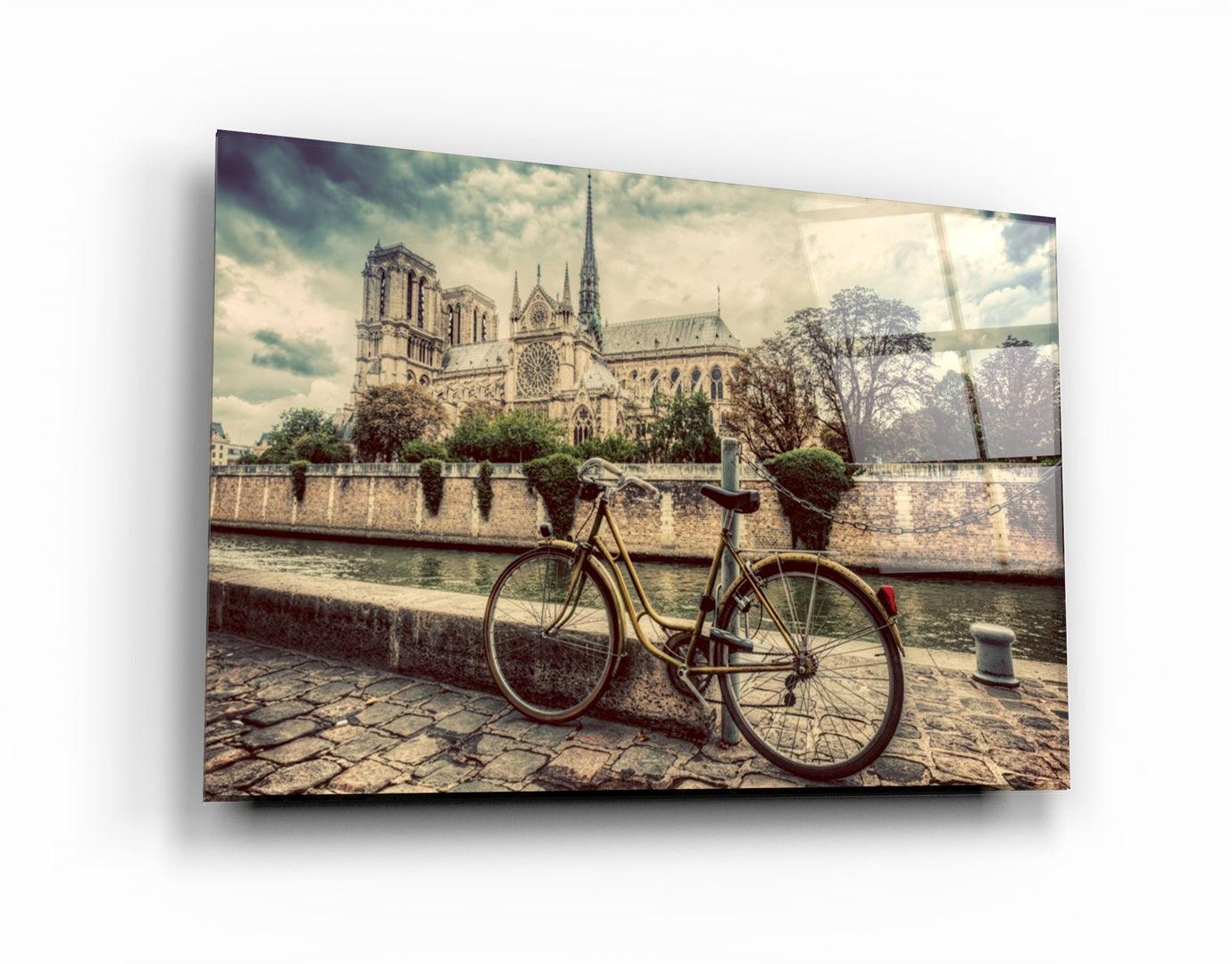 ・"Bicycle"・Glass Wall Art