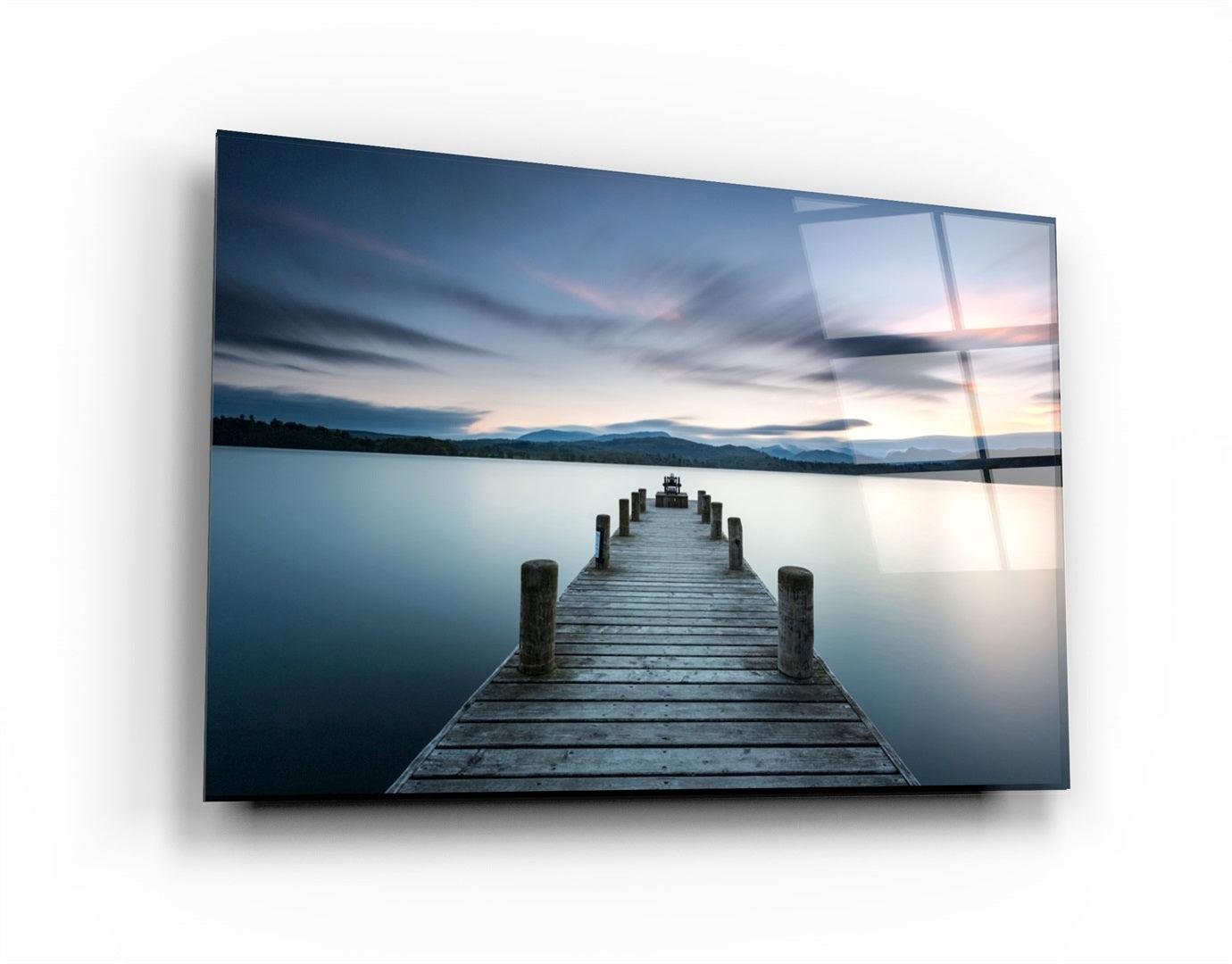 ・"Pier"・Glass Wall Art