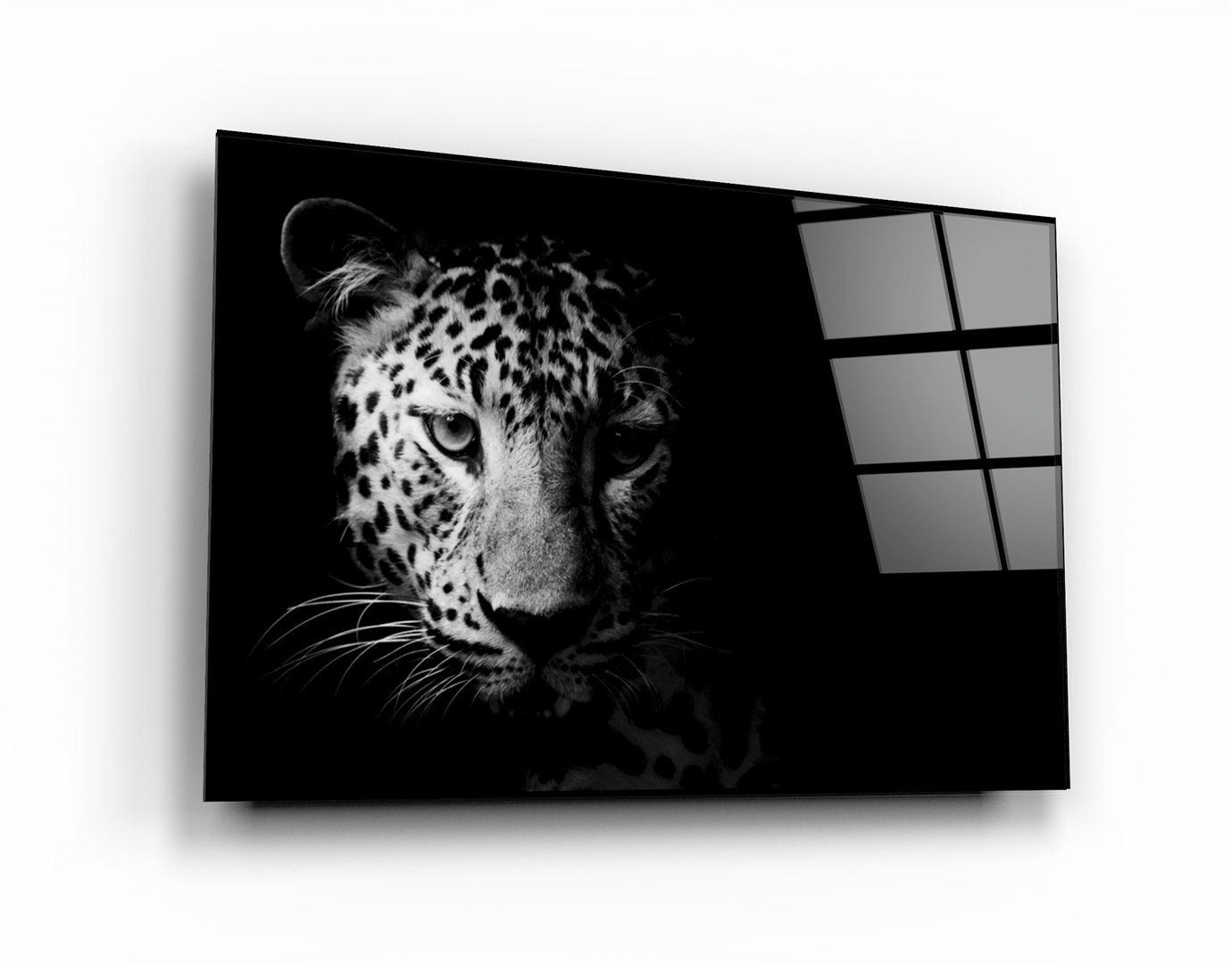 ・"Leopard"・Glass Wall Art