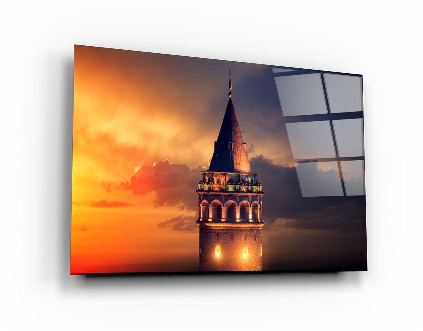 ・"Galata Tower"・Glass Wall Art