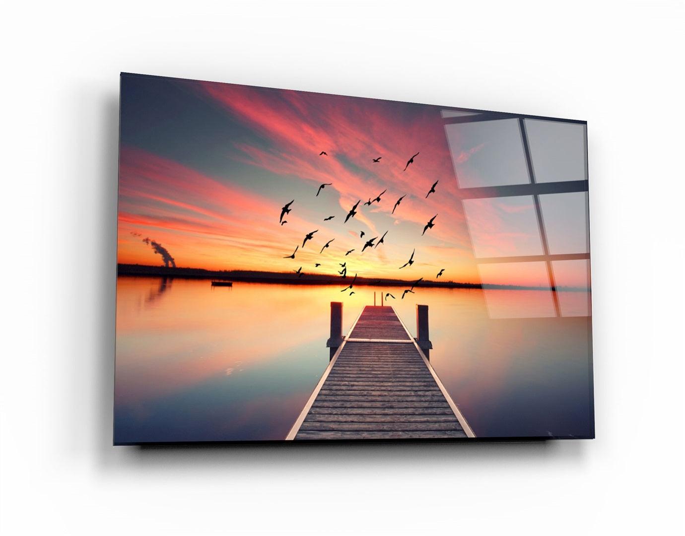 ・"Pier 5"・Glass Wall Art