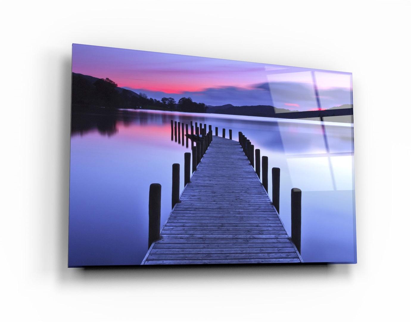 ・"Pier 6"・Glass Wall Art