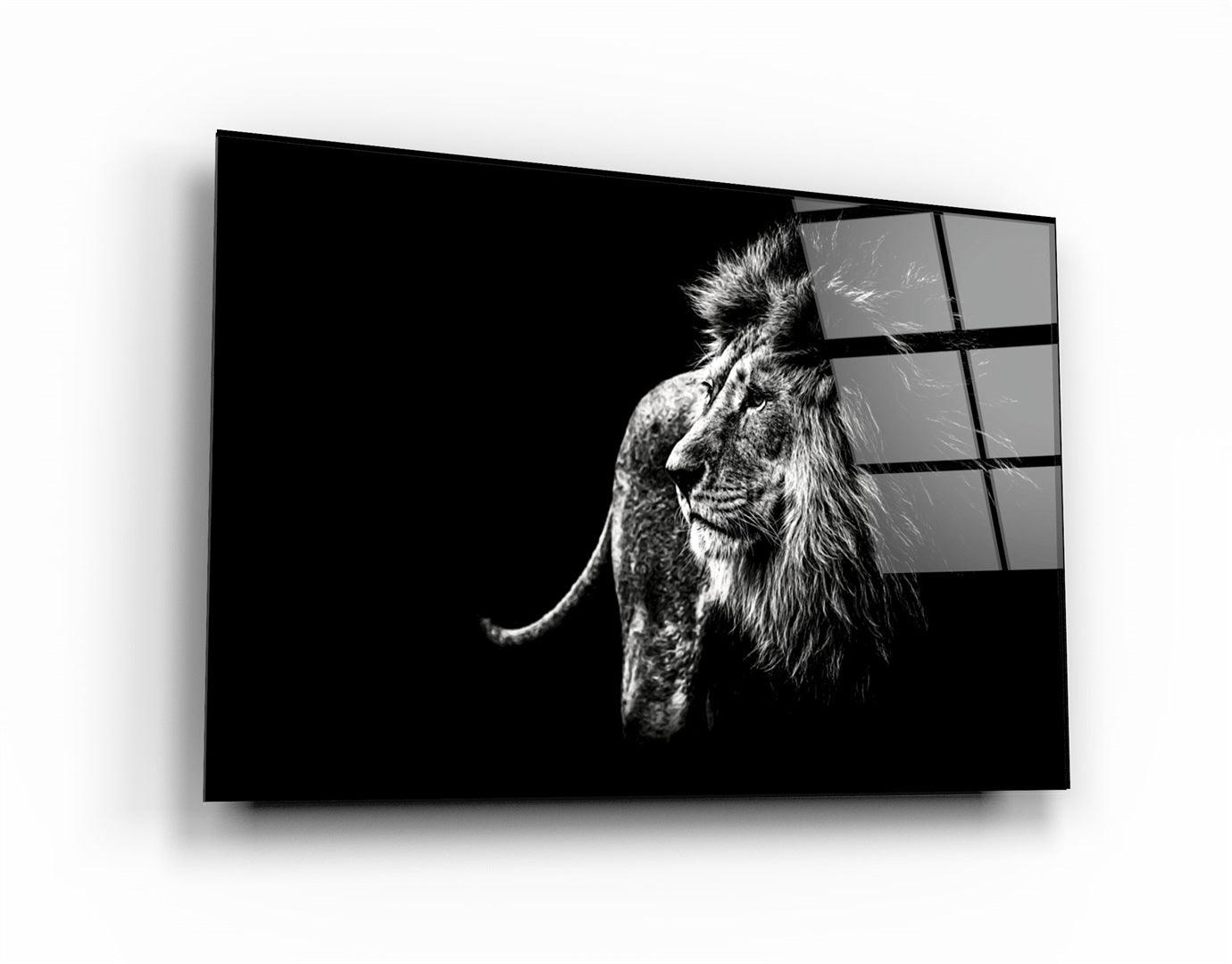 ・"Lion"・Glass Wall Art