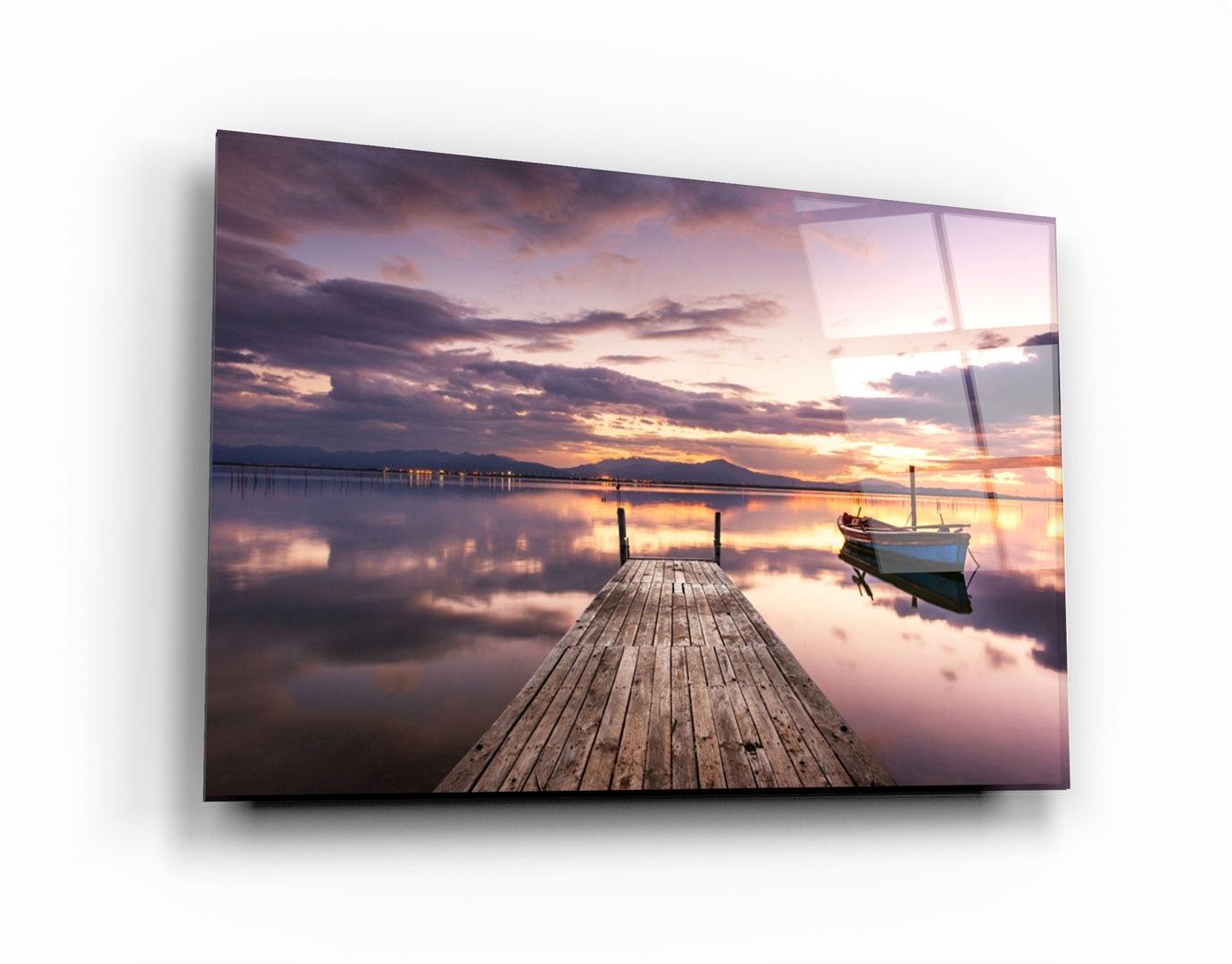 ・"Pier 10"・Glass Wall Art