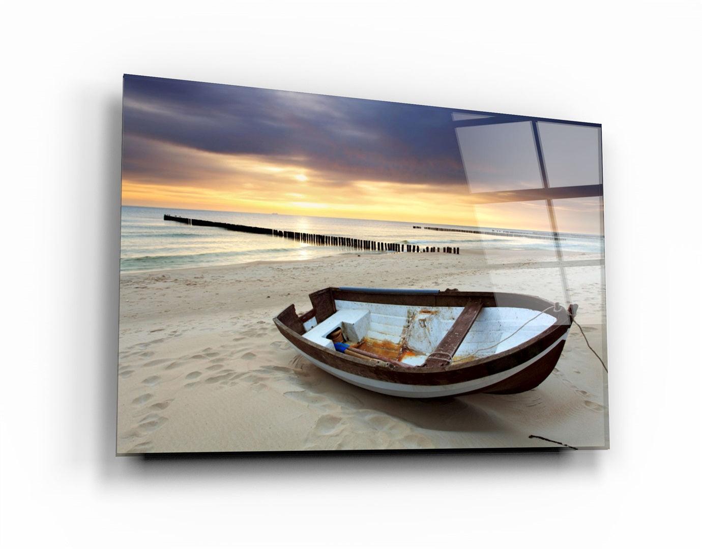 ・"SeaSide"・Glass Wall Art