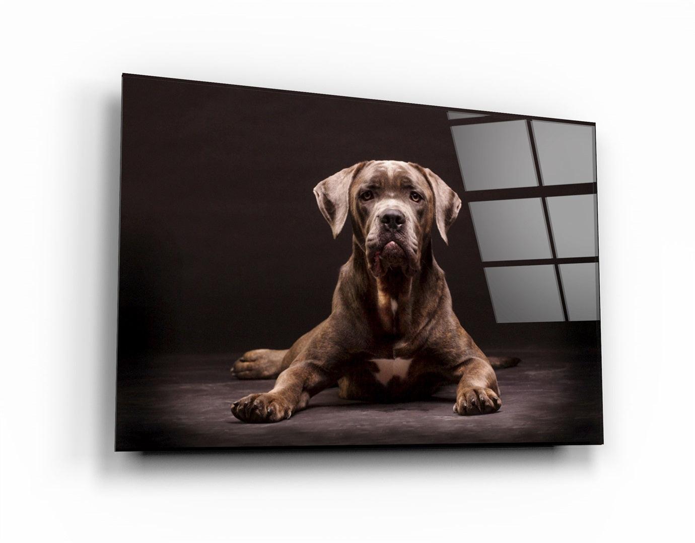 ・"Dog"・Glass Wall Art